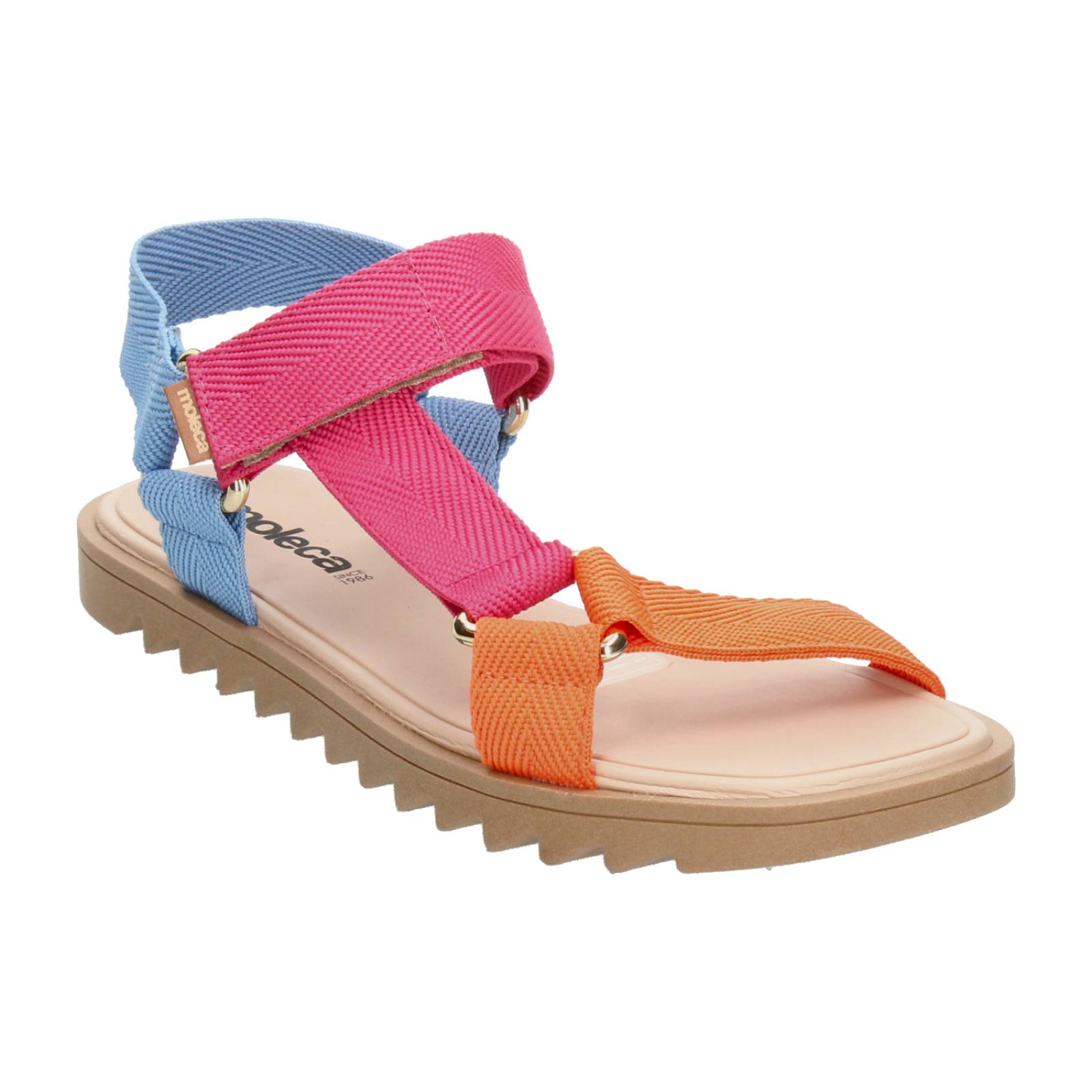 Sandalias Moleca Multicolor para Mujer [MLE28] 