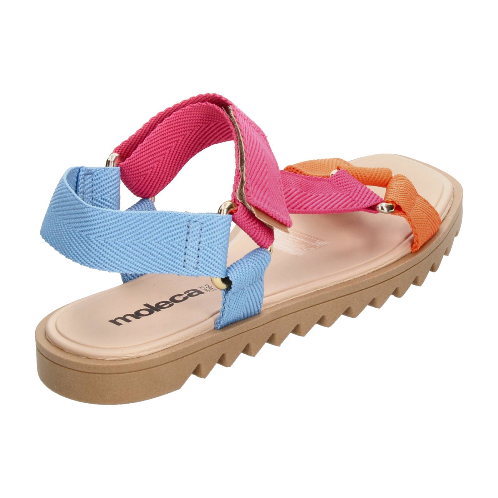 Sandalias Moleca Multicolor para Mujer [MLE28] 