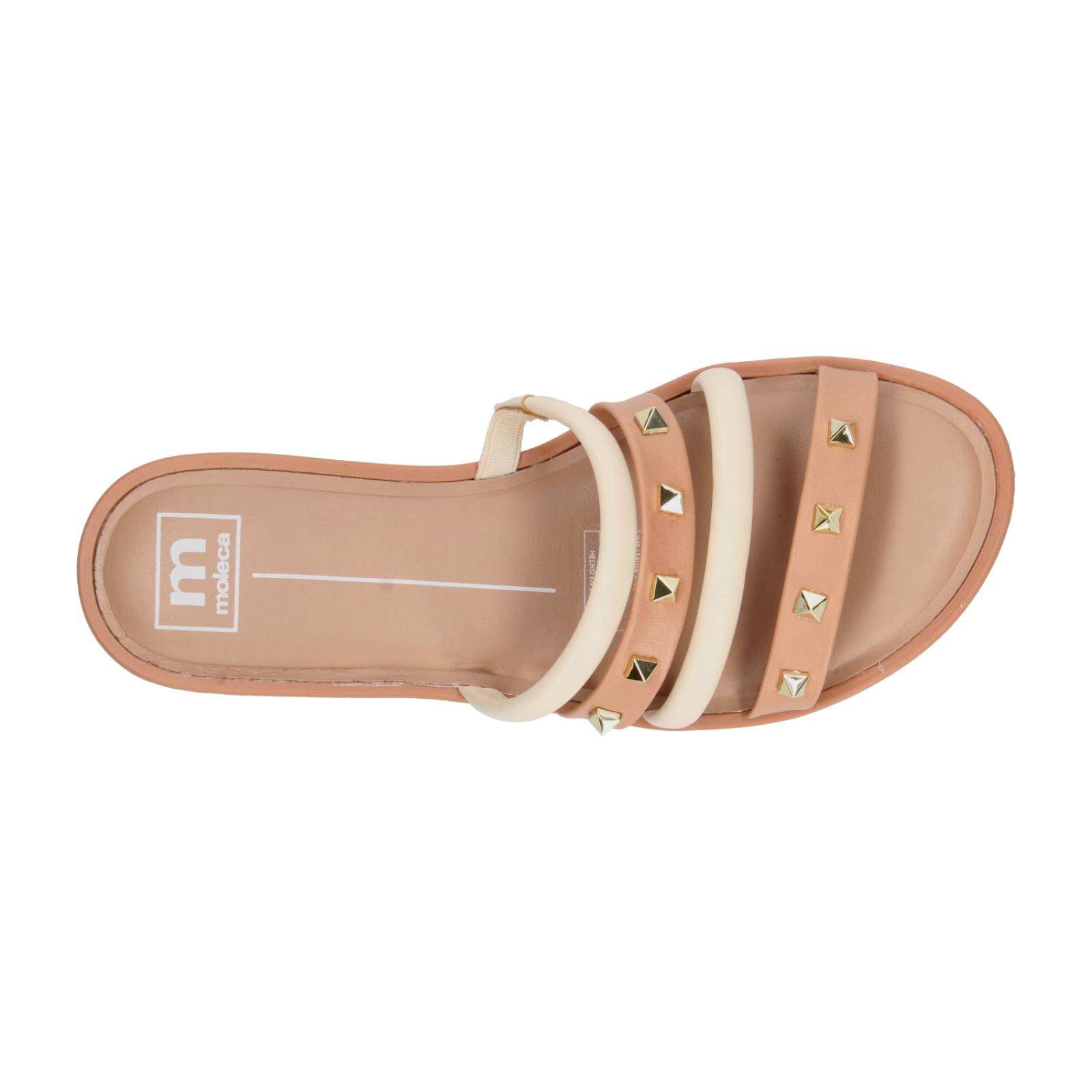 Sandalias Moleca Crema para Mujer [MLE25] 