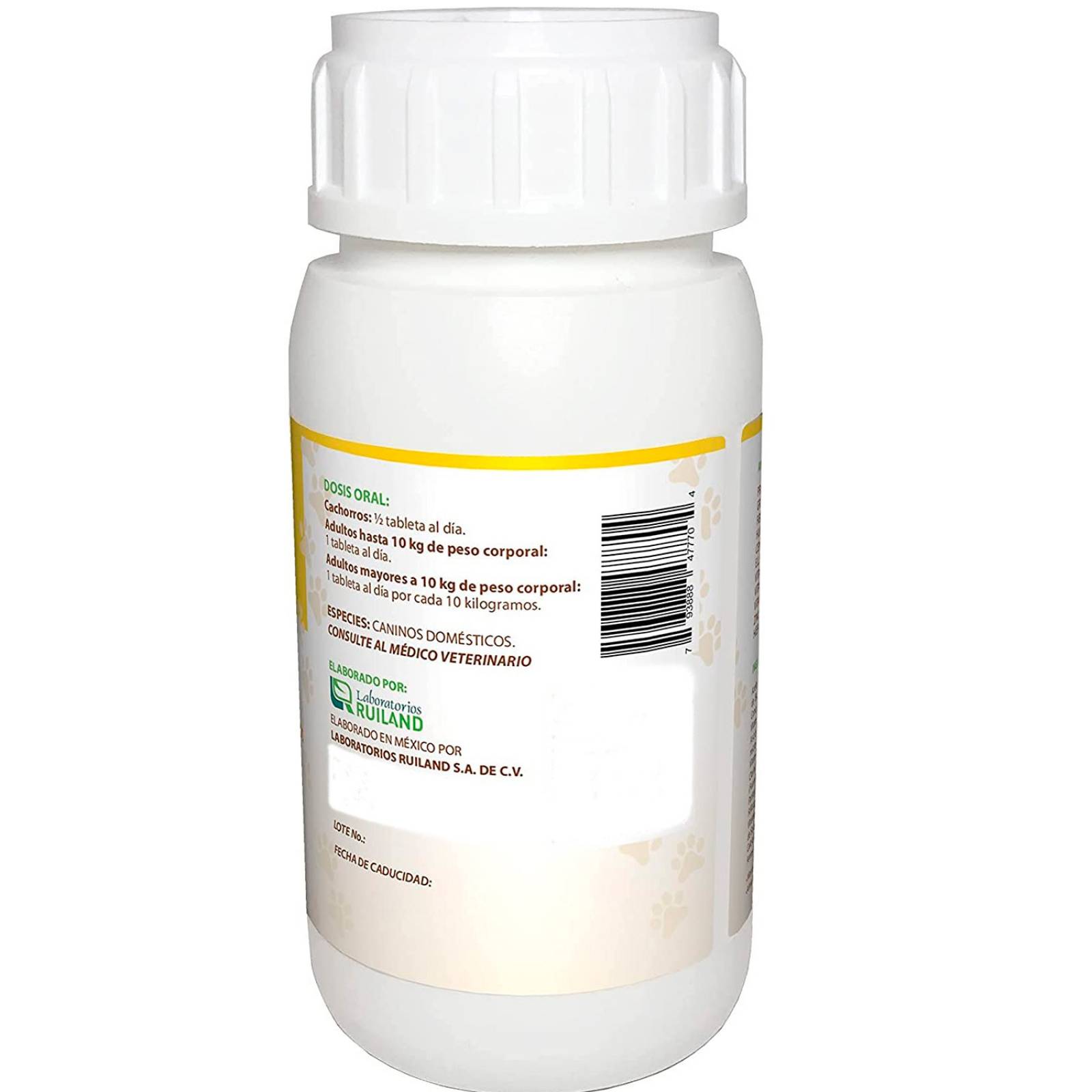 Ruiland Omega 3 Y 6 Para Perros Piel Y Pelo Brillante 60tabs