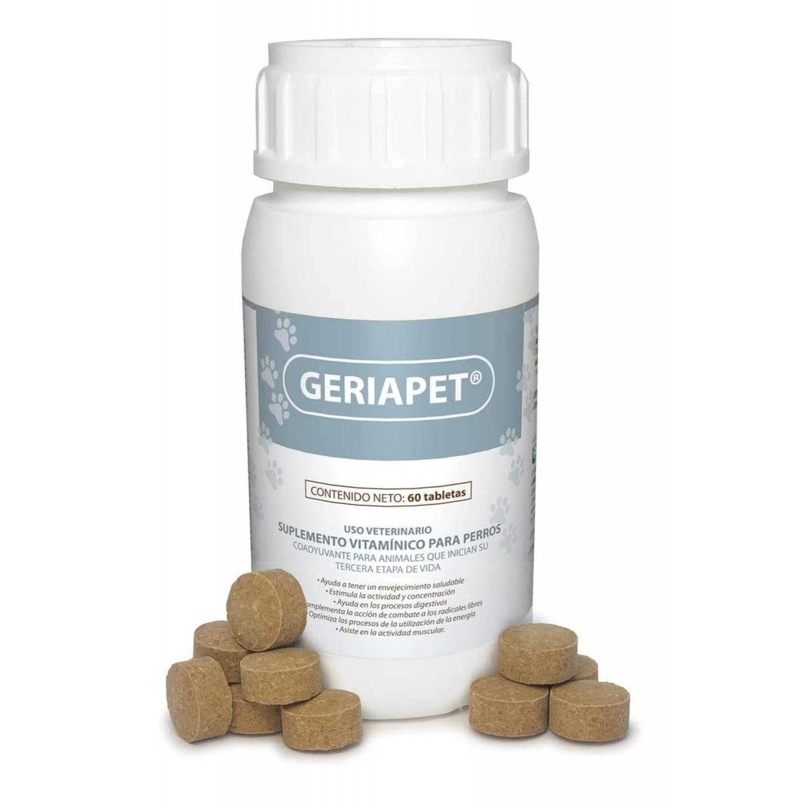 Ruiland Geriapet Vitaminas Para Perros Senior +7años 60 Tabs