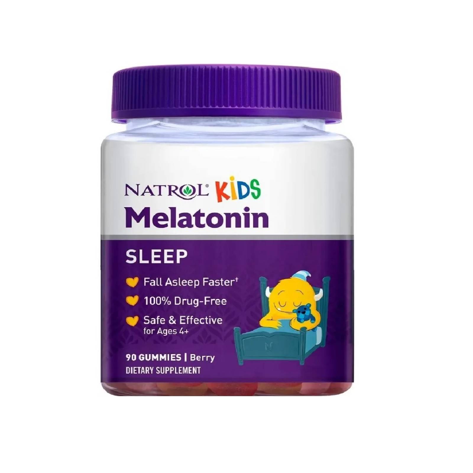 Gomitas Melatonina Kids Natrol 90 Pzs Insomnio Infantil