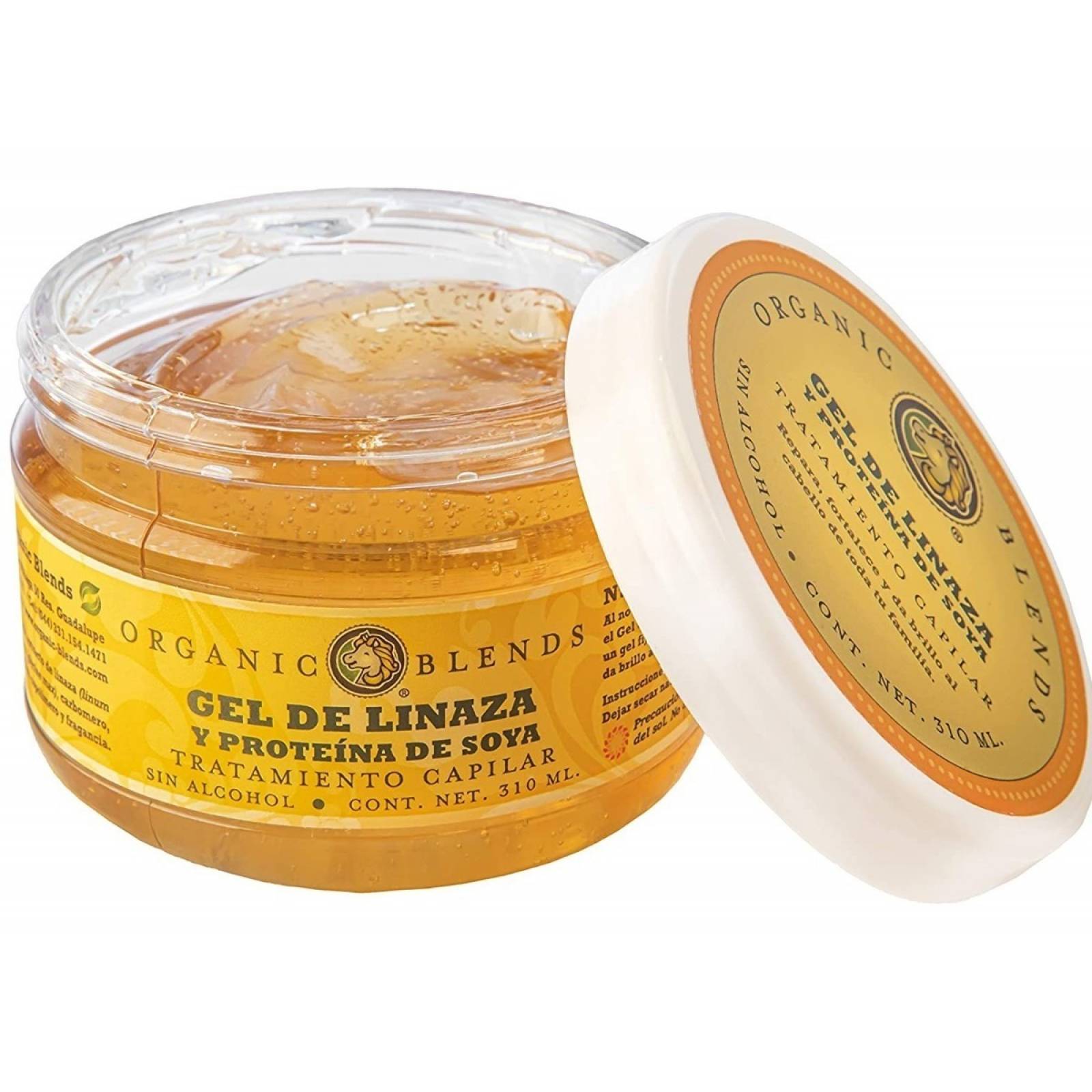 Gel De Linaza Y Proteína De Soya Organic Blends 310 Ml