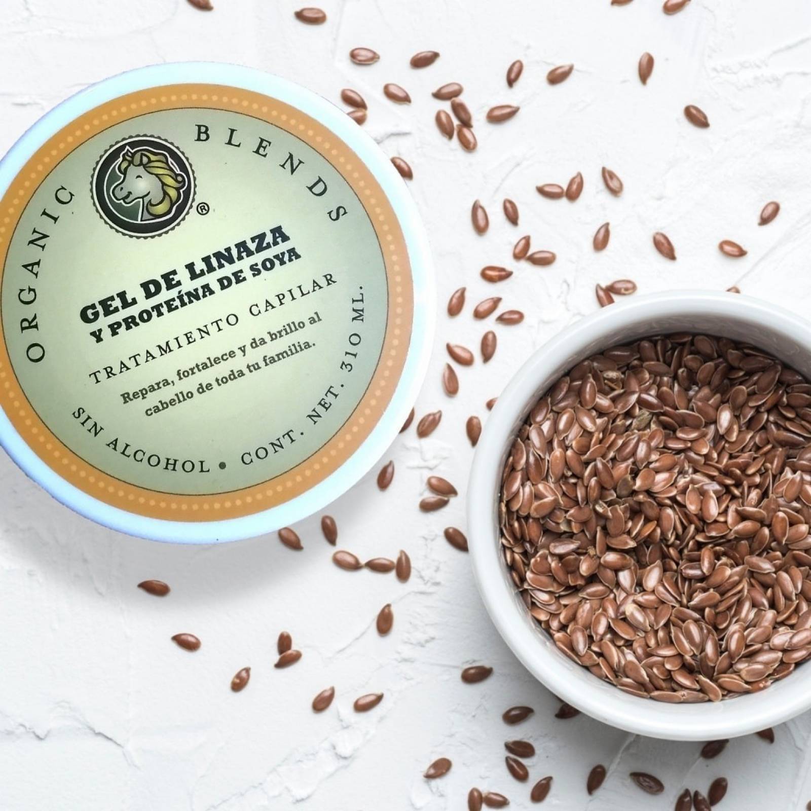 Gel De Linaza Y Proteína De Soya Organic Blends 310 Ml