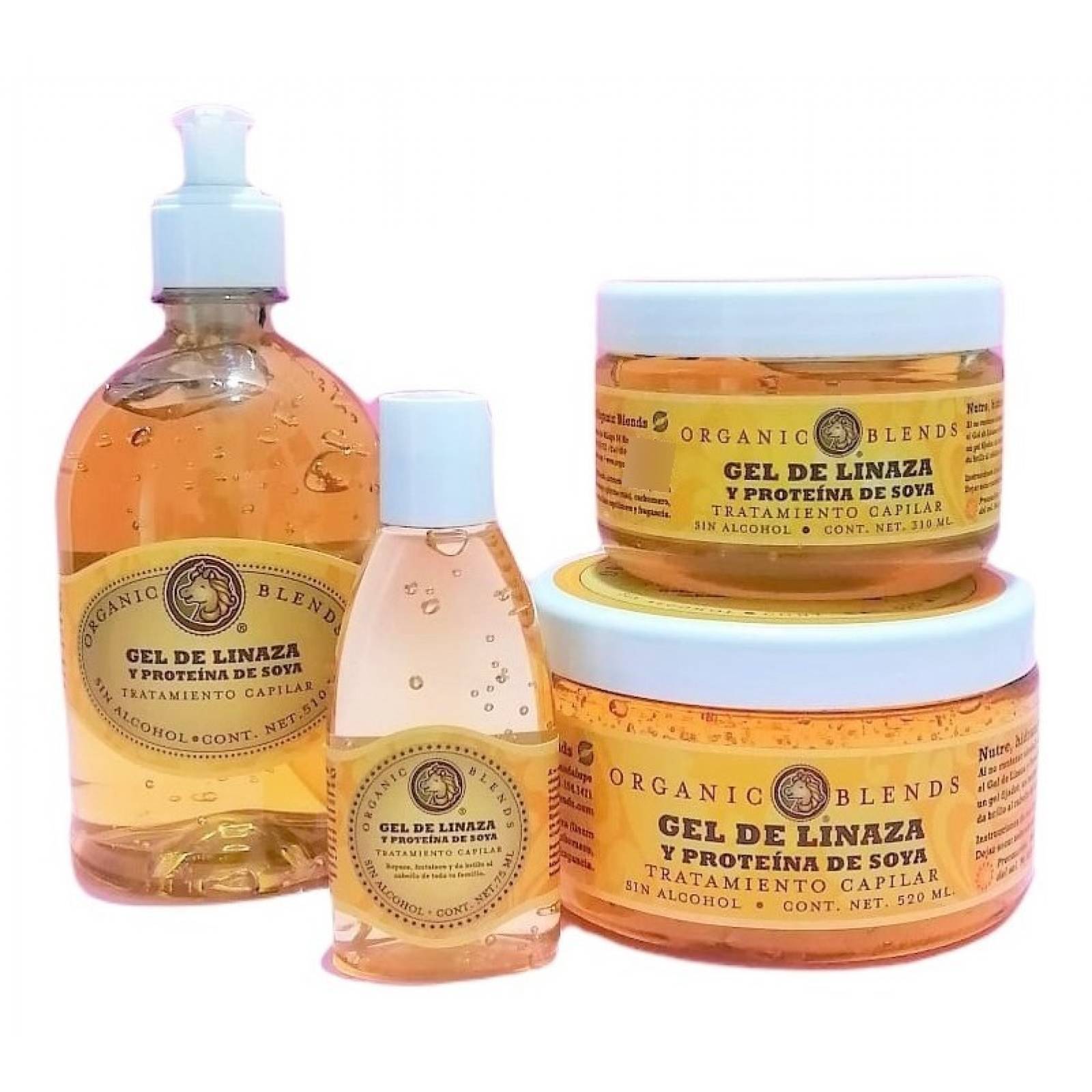 Gel De Linaza Y Proteína De Soya Organic Blends 310 Ml