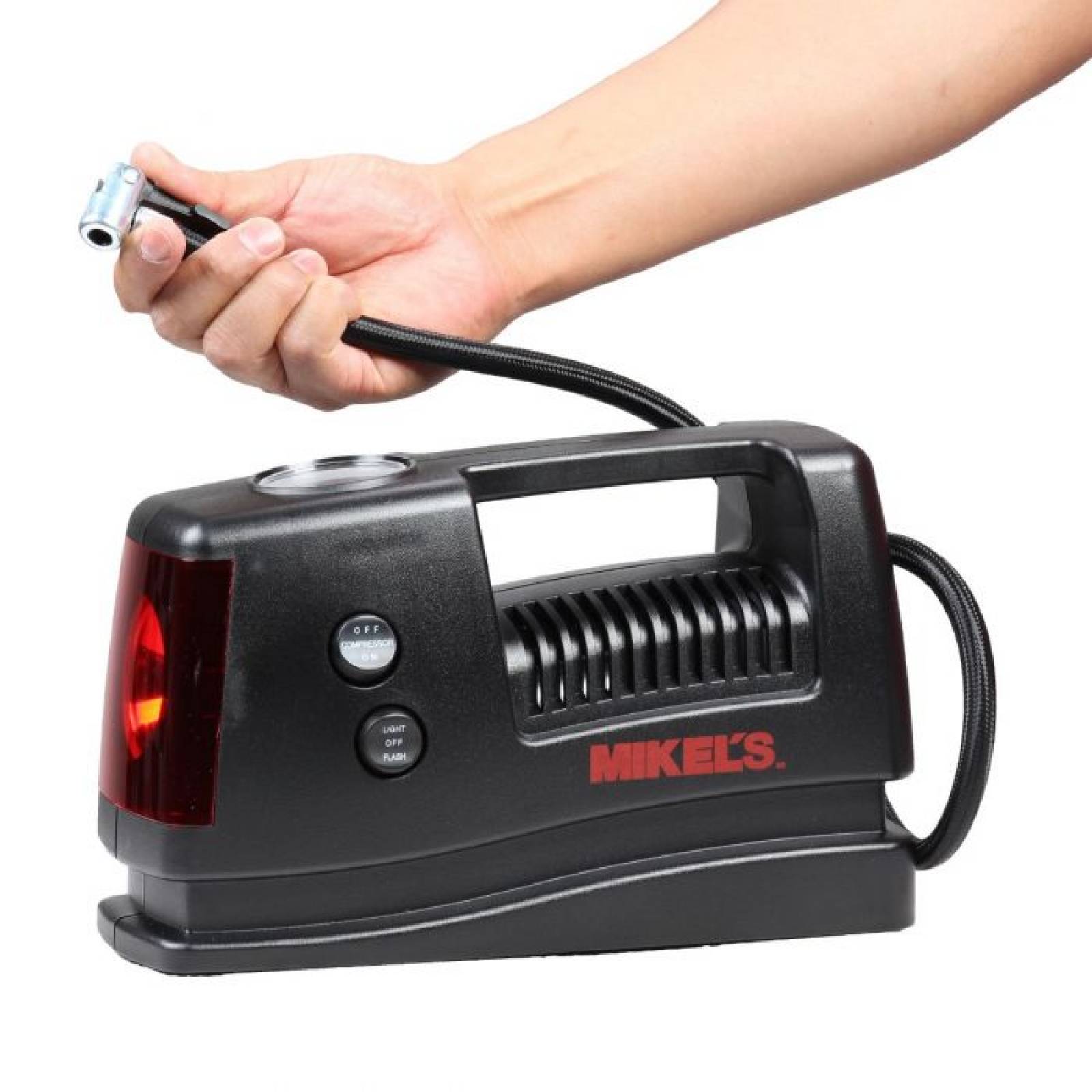 Compresora de aire 4 en 1 260 psi 12 volts Mikels