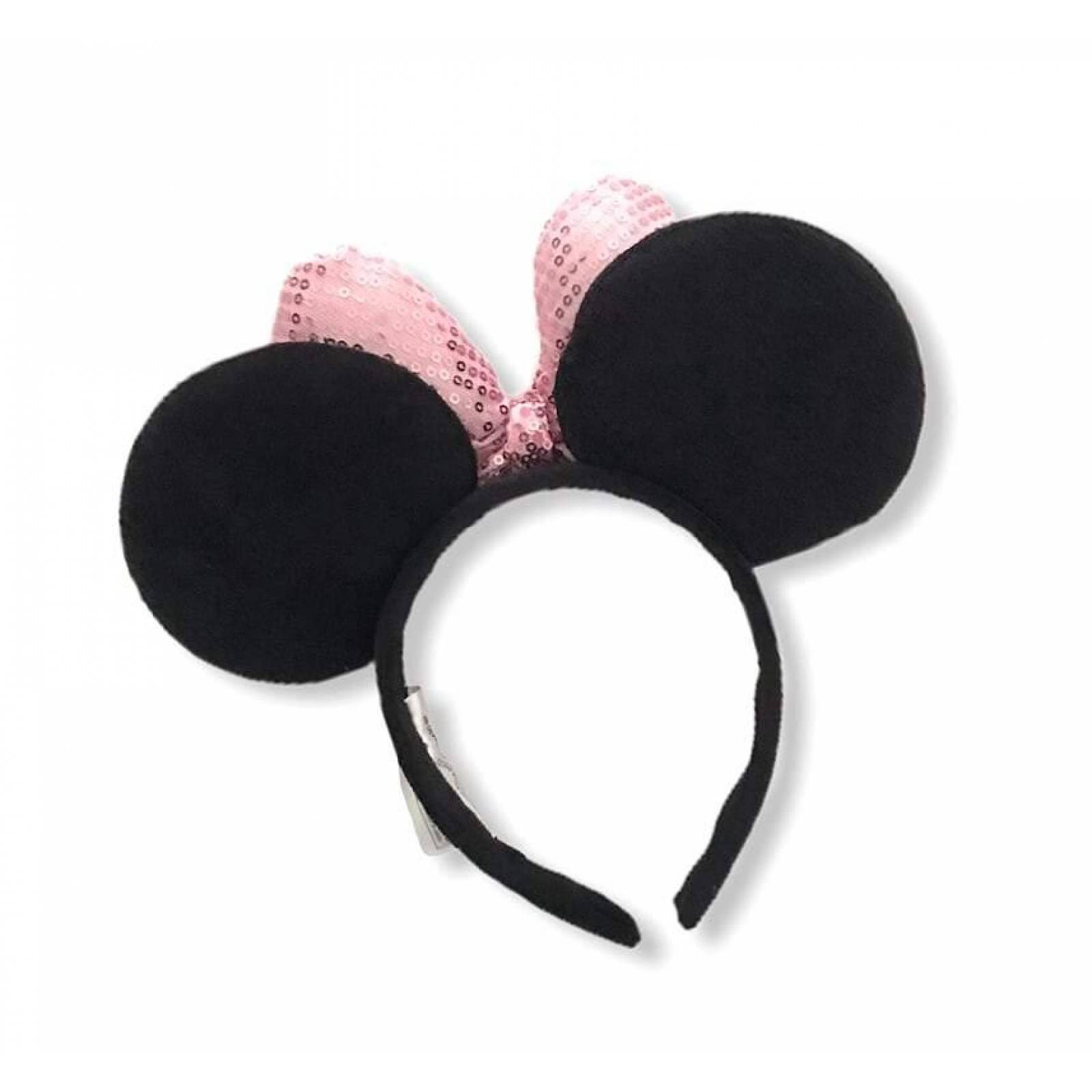 OREJAS MINNIE CLASICAS MOÑO ROSA OR26