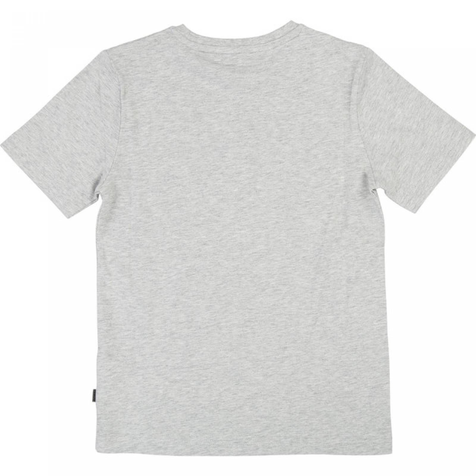 HUGO BOSS PLAYERA GRIS CON AZUL PARA NIÑO