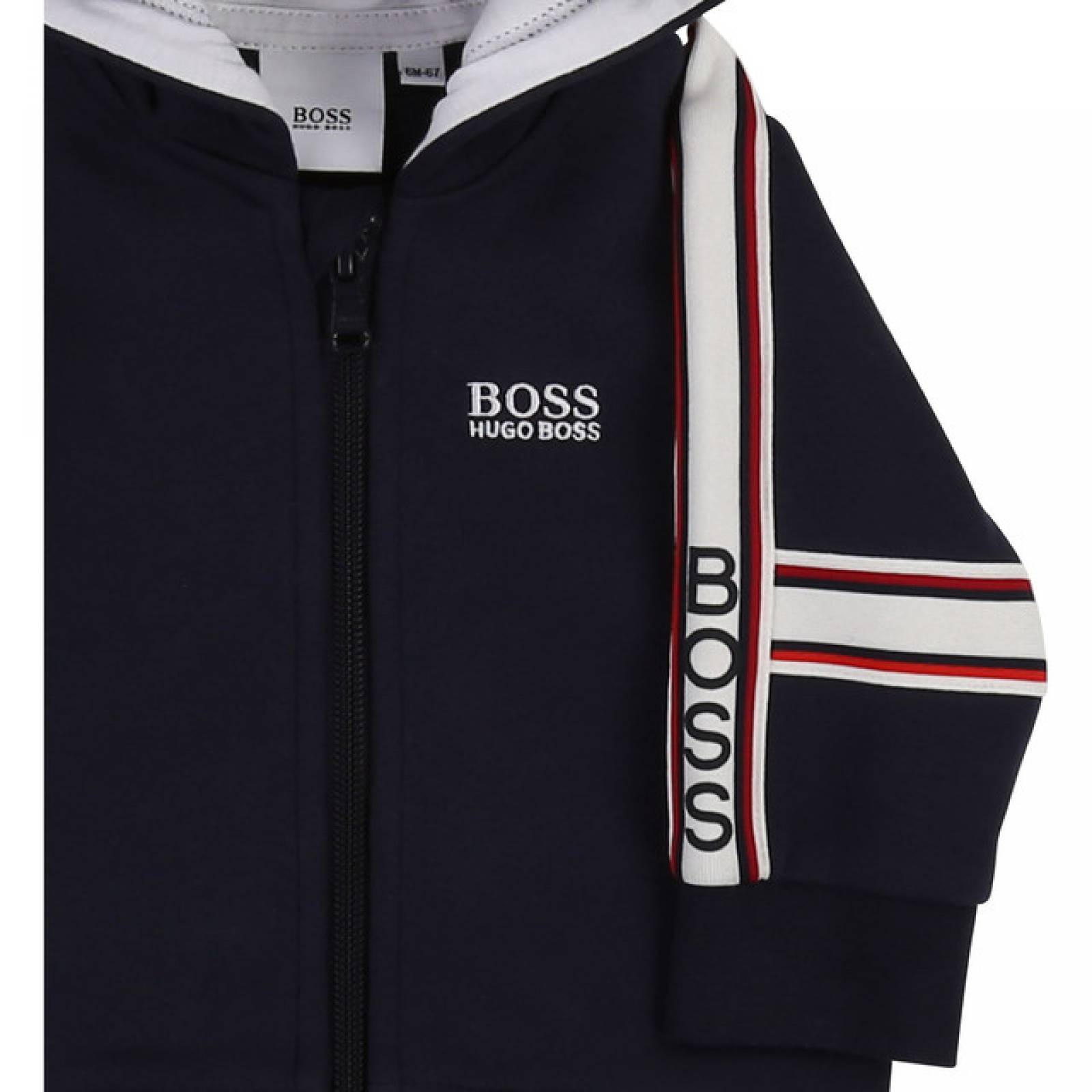 HUGO BOSS SUDERA CON SIERRE DE PANTS HUGO BOSS PANTALON DE PANTS ROJO PARA BEBE
