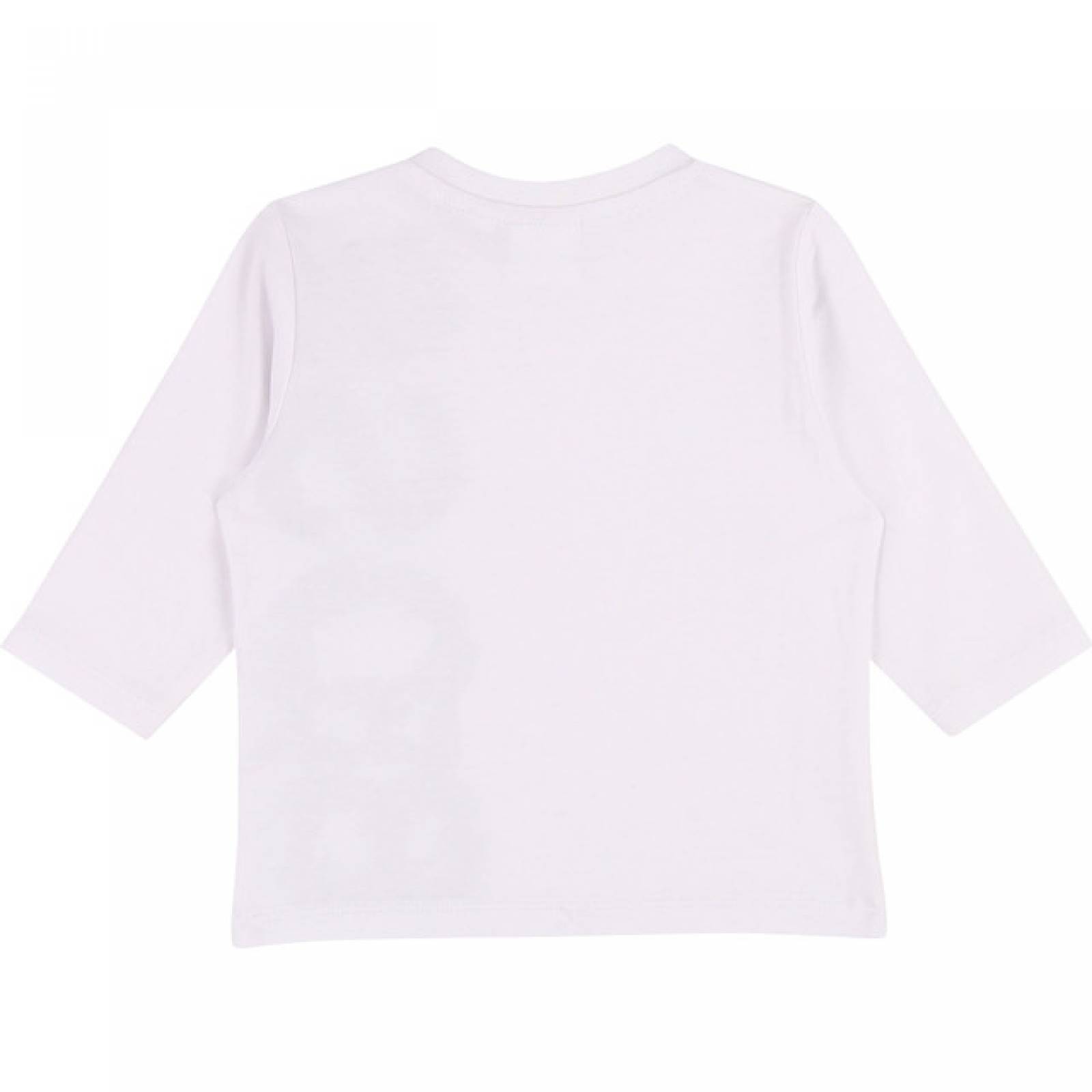 HUGO BOSS PLAYERA BLANCA MANGA LARGA PARA BEBE
