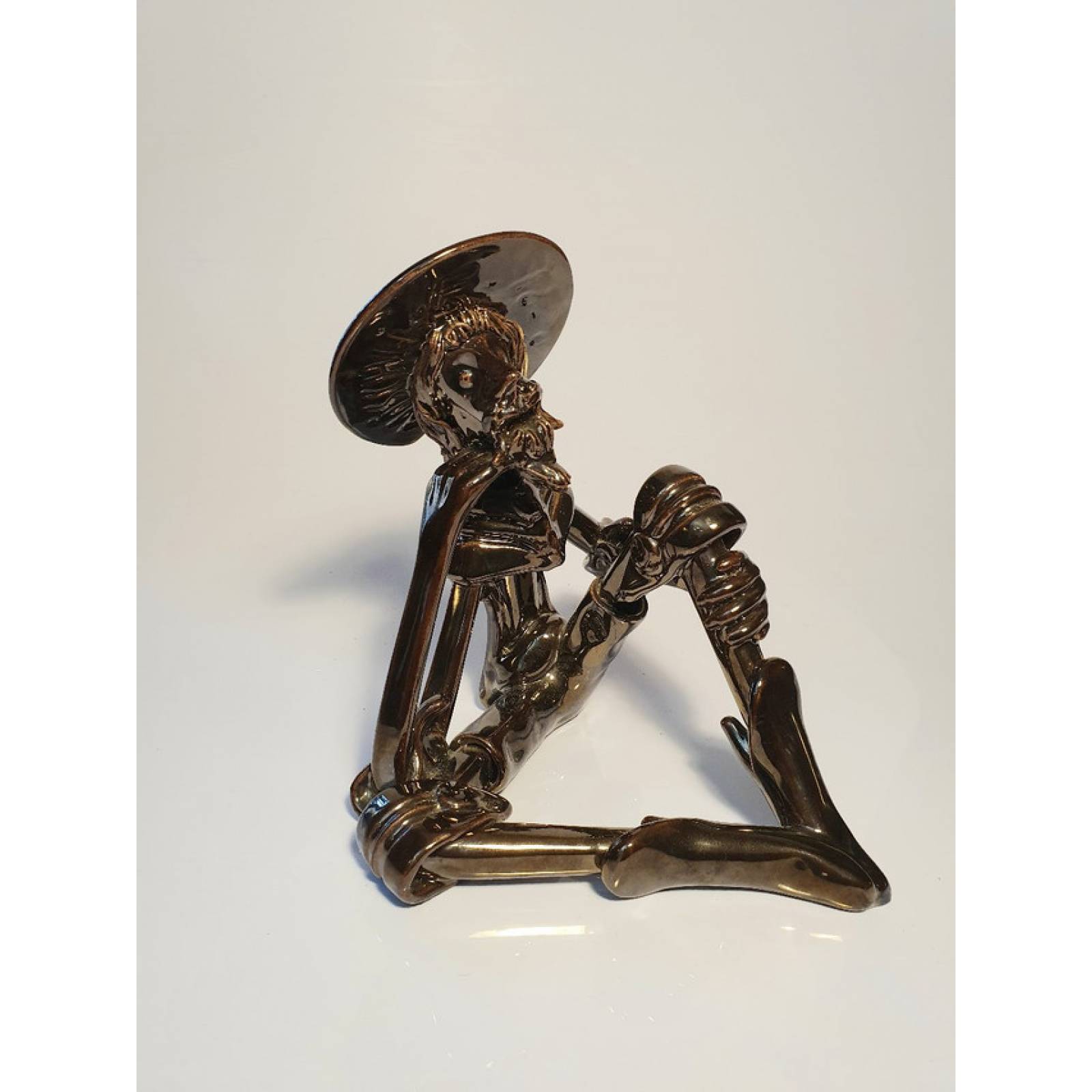 DON QUIJOTE DE CERAMICA ESCULTURA NUMERADOS Y REGISTRADOS, CADA PIEZA ES UNICA.