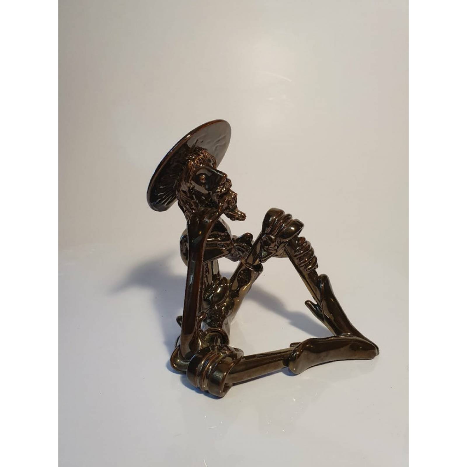 DON QUIJOTE DE CERAMICA ESCULTURA NUMERADOS Y REGISTRADOS, CADA PIEZA ES UNICA.