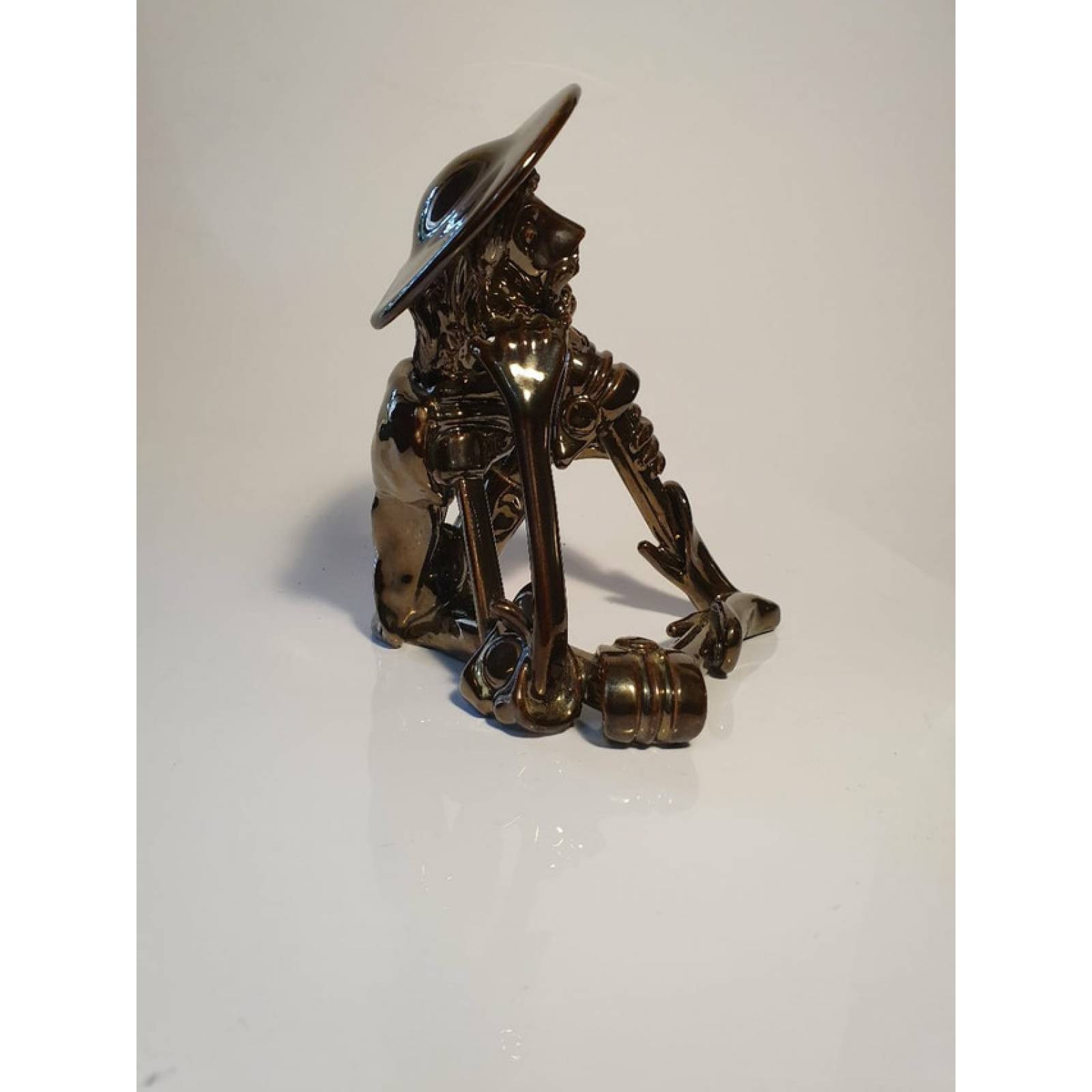 DON QUIJOTE DE CERAMICA ESCULTURA NUMERADOS Y REGISTRADOS, CADA PIEZA ES UNICA.