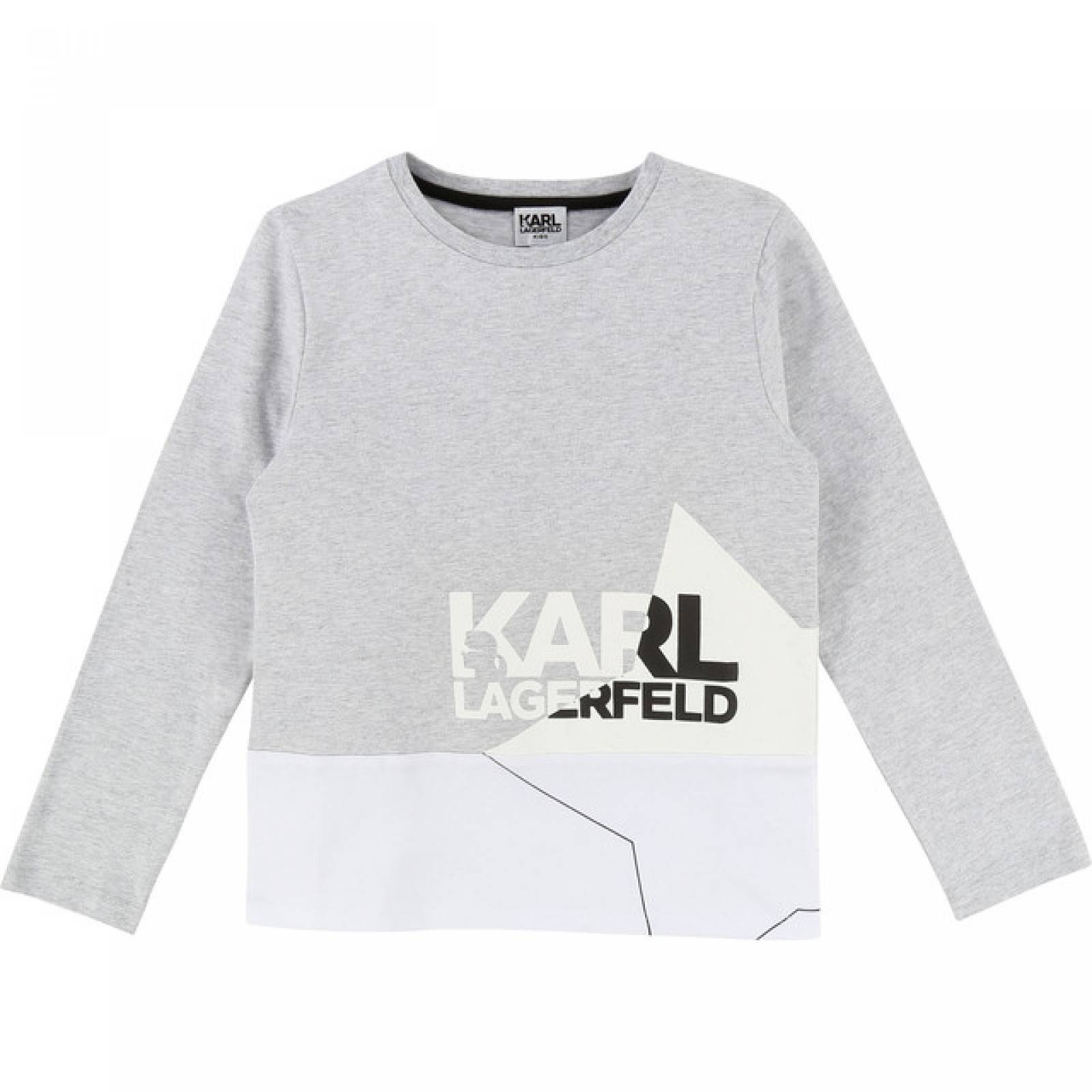 KARL LAGERFELD PLAYERA MANGA LARGA PARA NIÑA