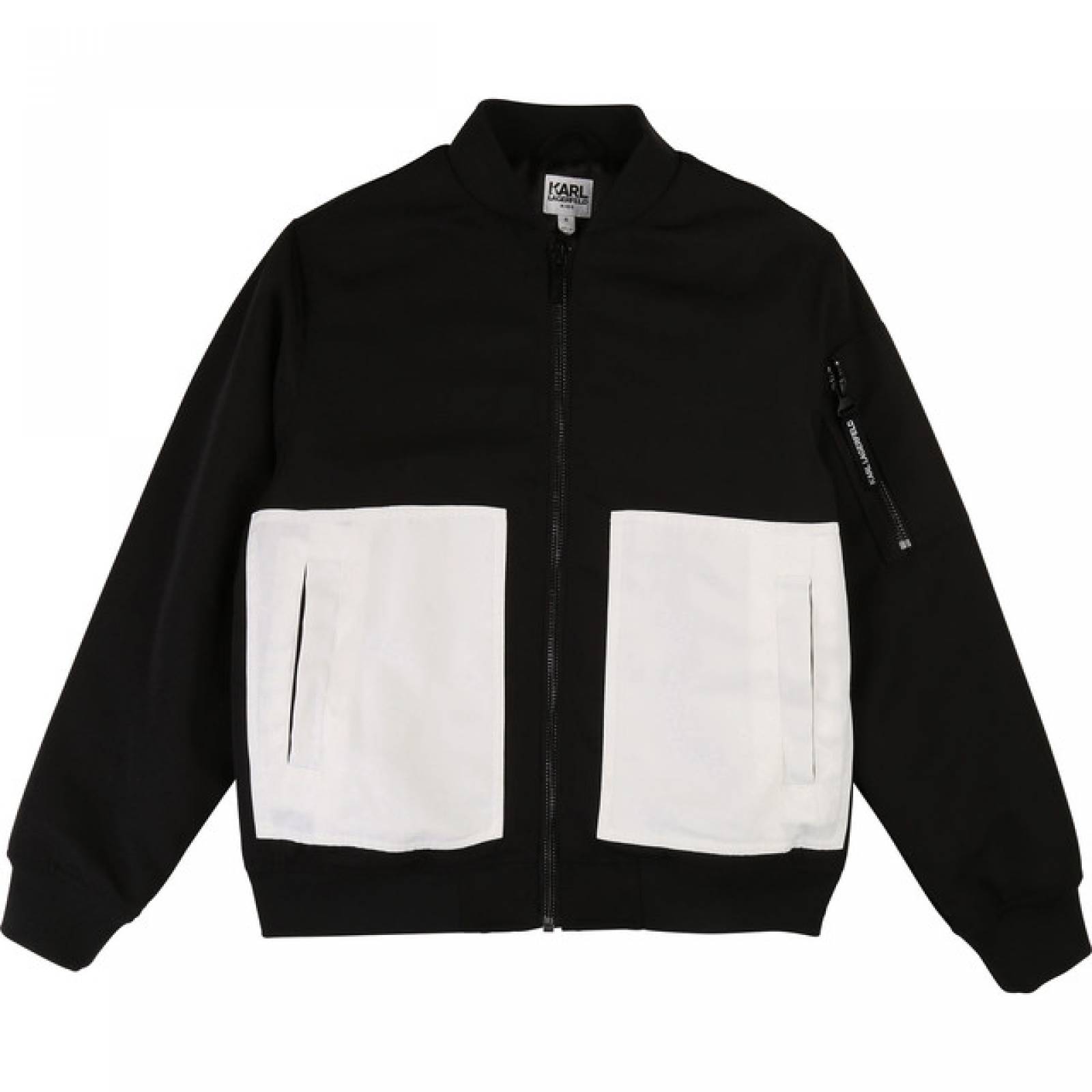 KARL LAGERFELD CHAMARRA DE PIEL PARA NIÑO UNISEX