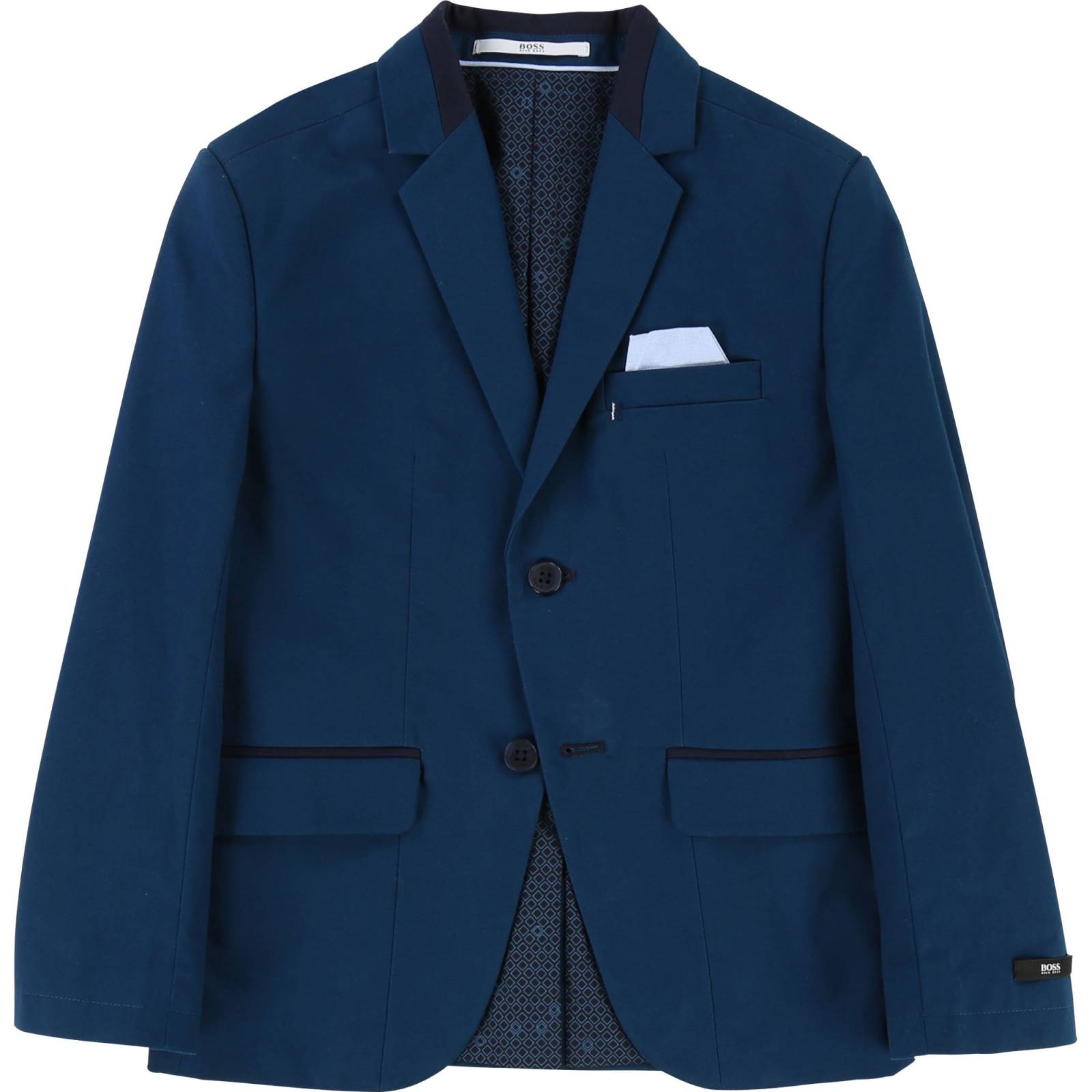 HUGO BOSS TRAJE DE VESTIR AZUL PETROLEO PARA NIÑO