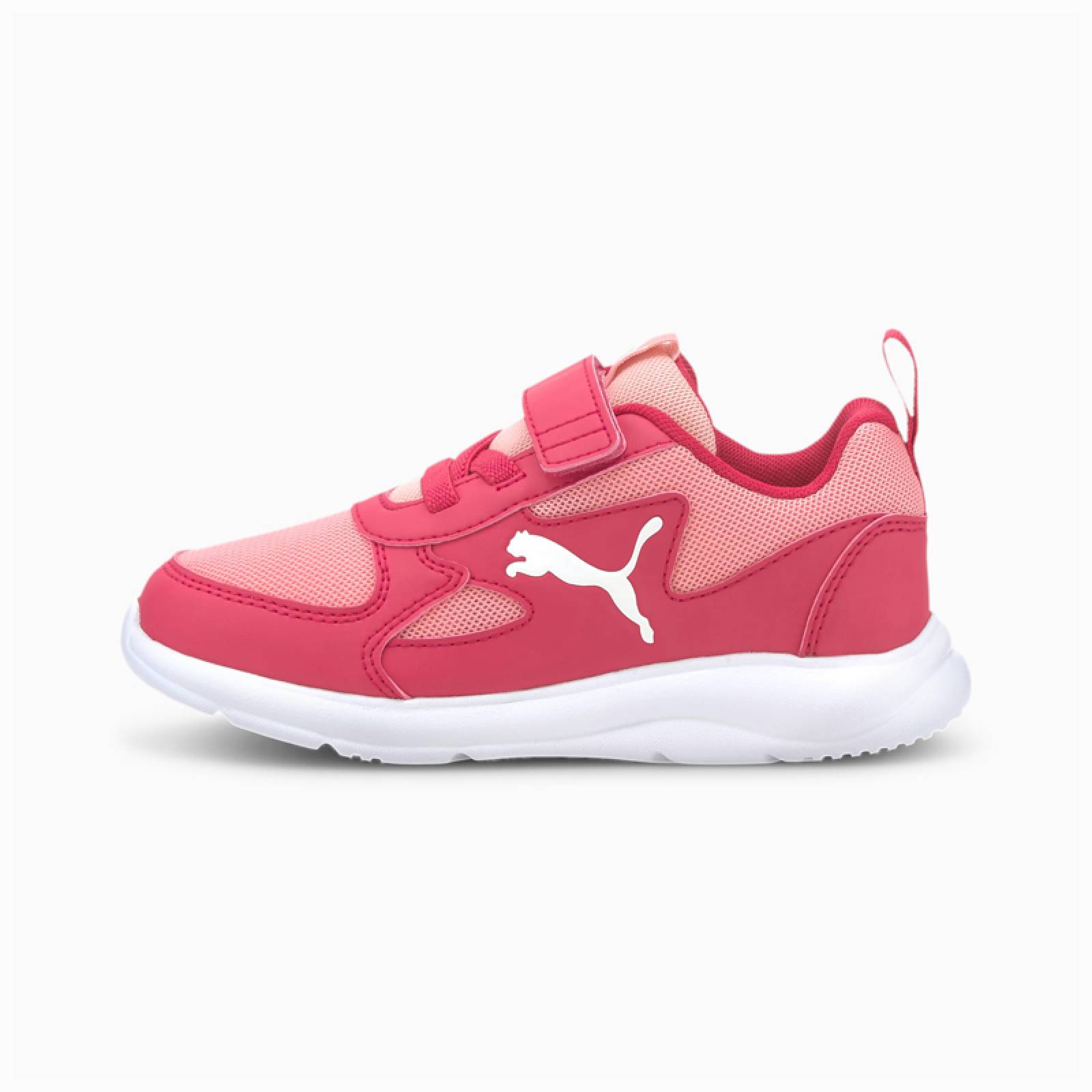 TENIS PUMA PARA NIÑA FUN RACER ROSA CON BLANCO