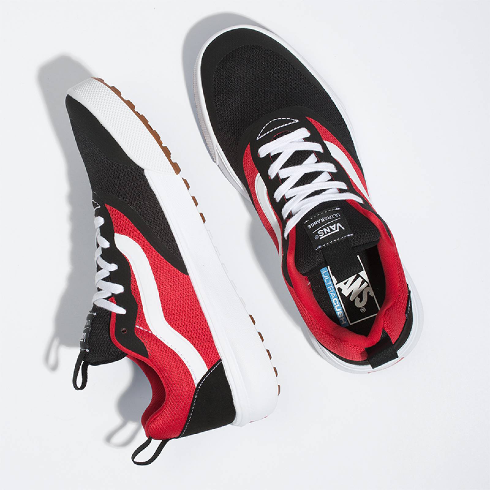 TENNIS VANS ULTRARANGE RAPIDWELD TWO TONE NEGRO CON ROJO