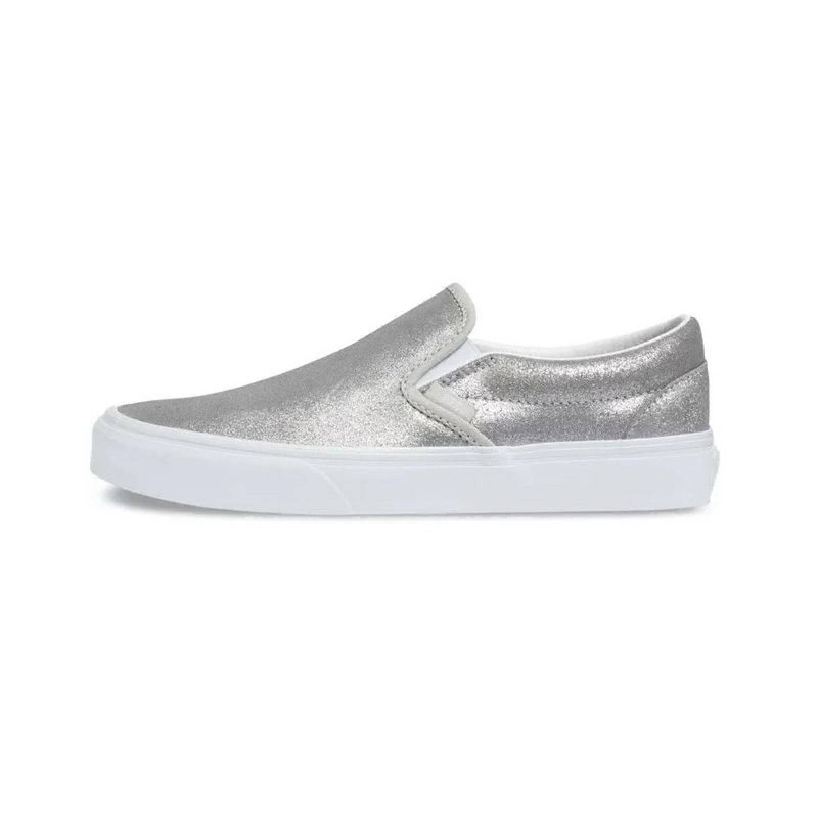 TENIS VANS - UA CLASSIC SLIP-ON SILVER/SILVER