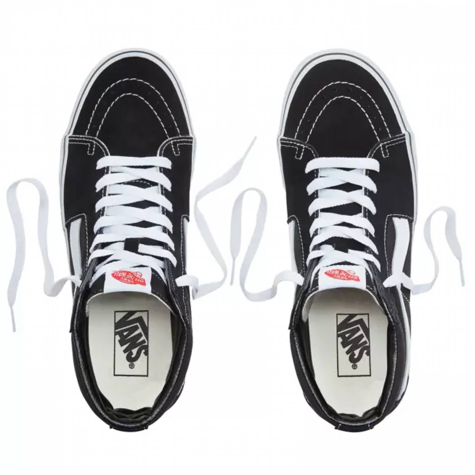TENIS VANS NEGROS - SK8-HI BLACK/BLACK/WHITE
