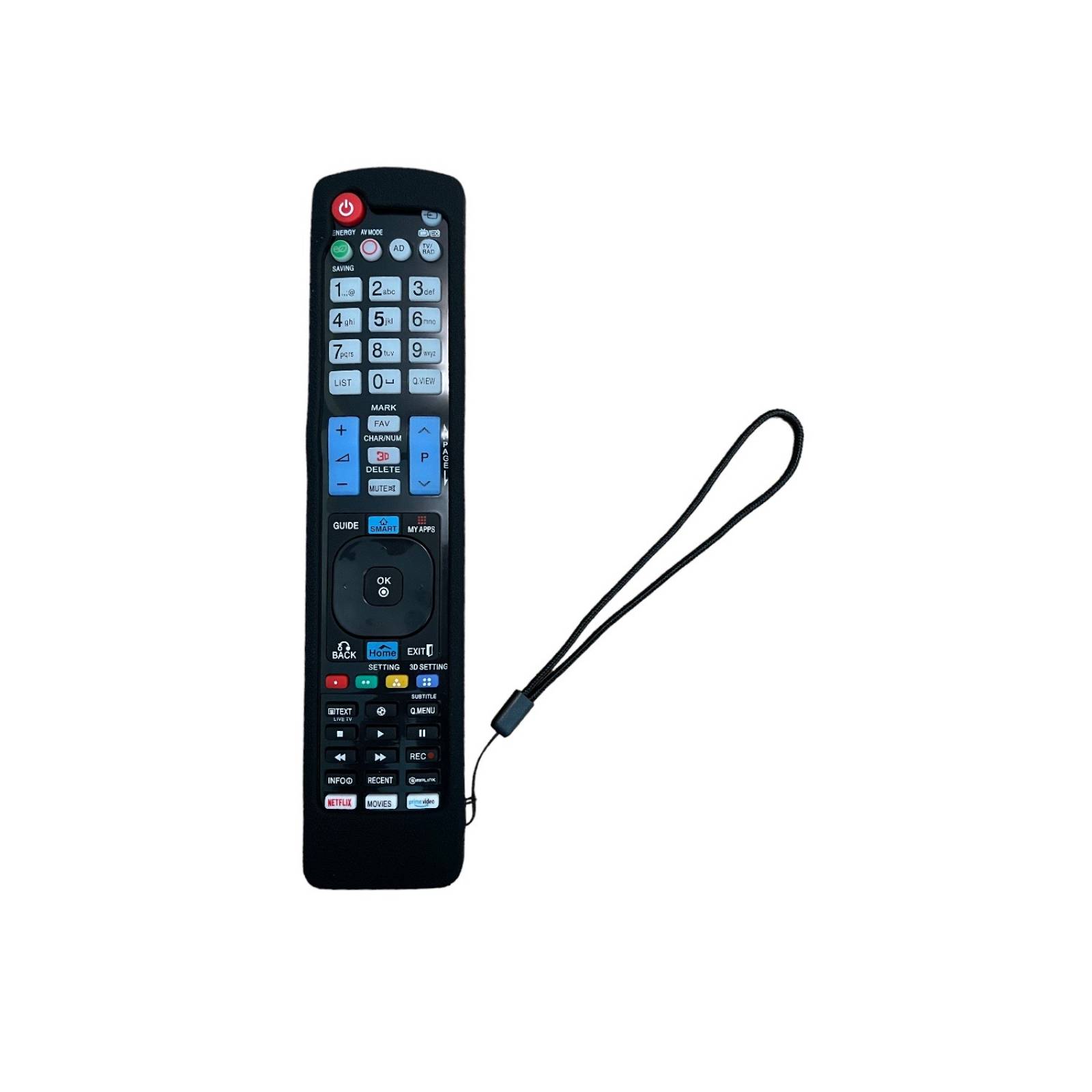 Funda Para Control Lg AKB72914276 AKB72915238 Negro
