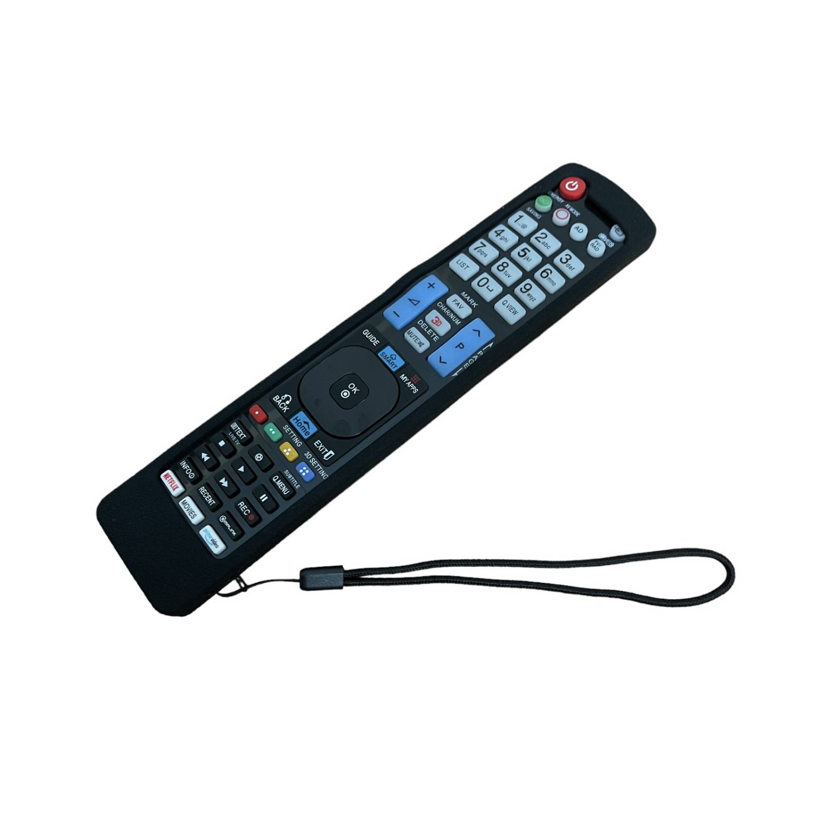 Funda Para Control Lg AKB72914276 AKB72915238 Negro