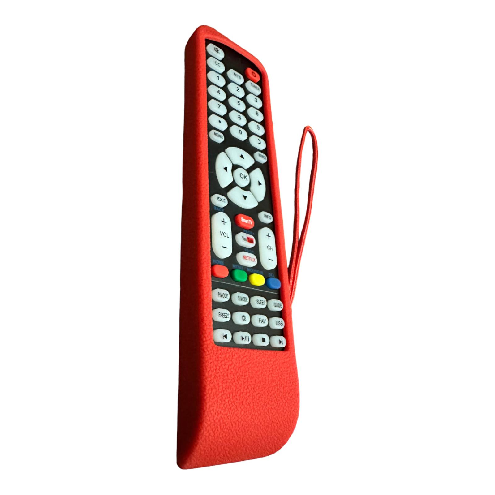 Funda Compatible con Control Tv Daewoo Jvc Vios Ghia Rojo