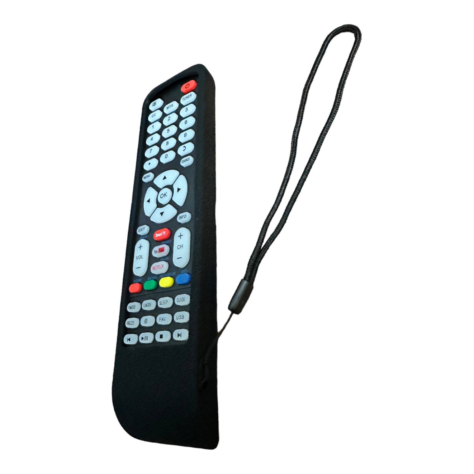 Funda Compatible con Control Tv Daewoo Jvc Vios Ghia Negro