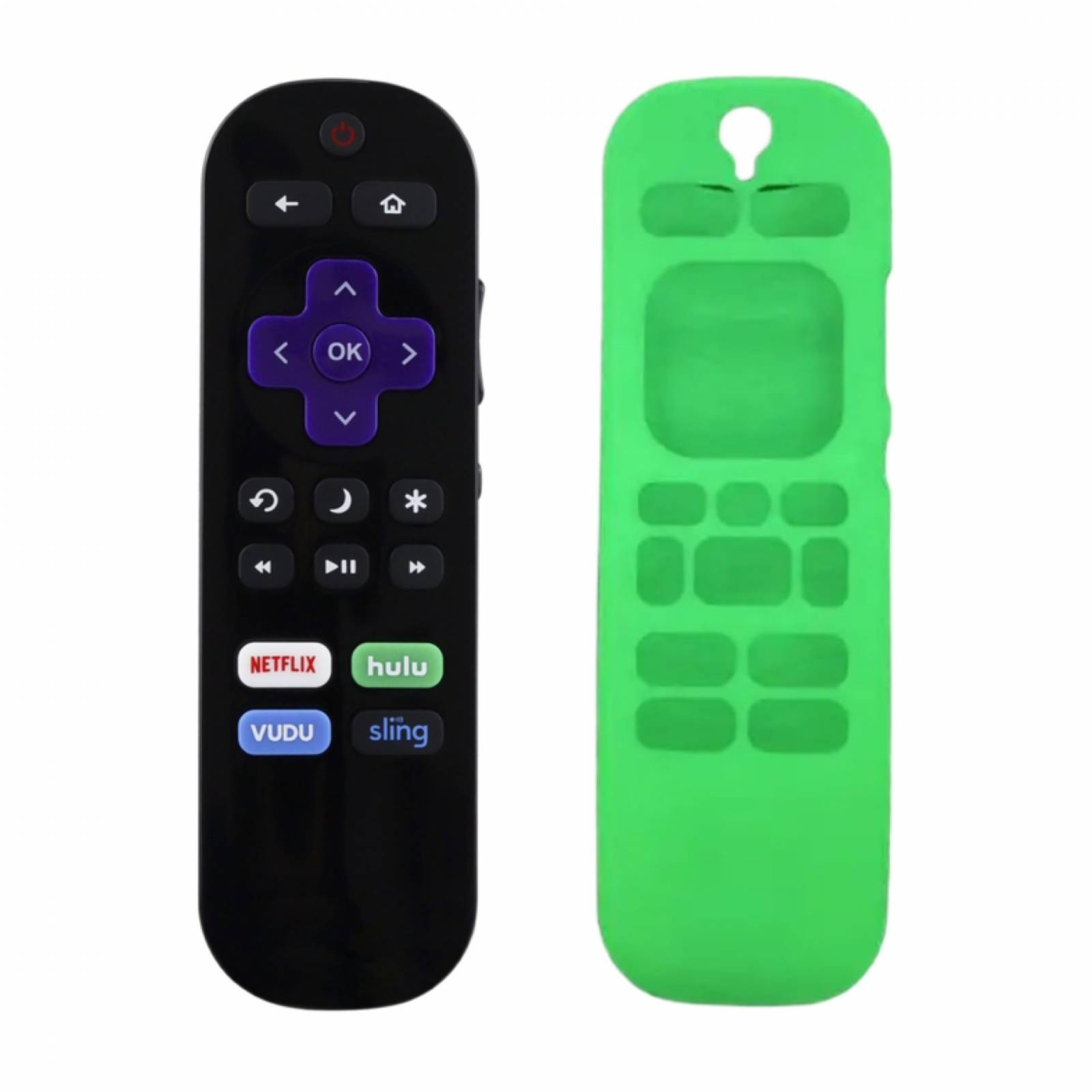 Control Compatible Con Pantalla Sanyo Roku Tv Mas Funda