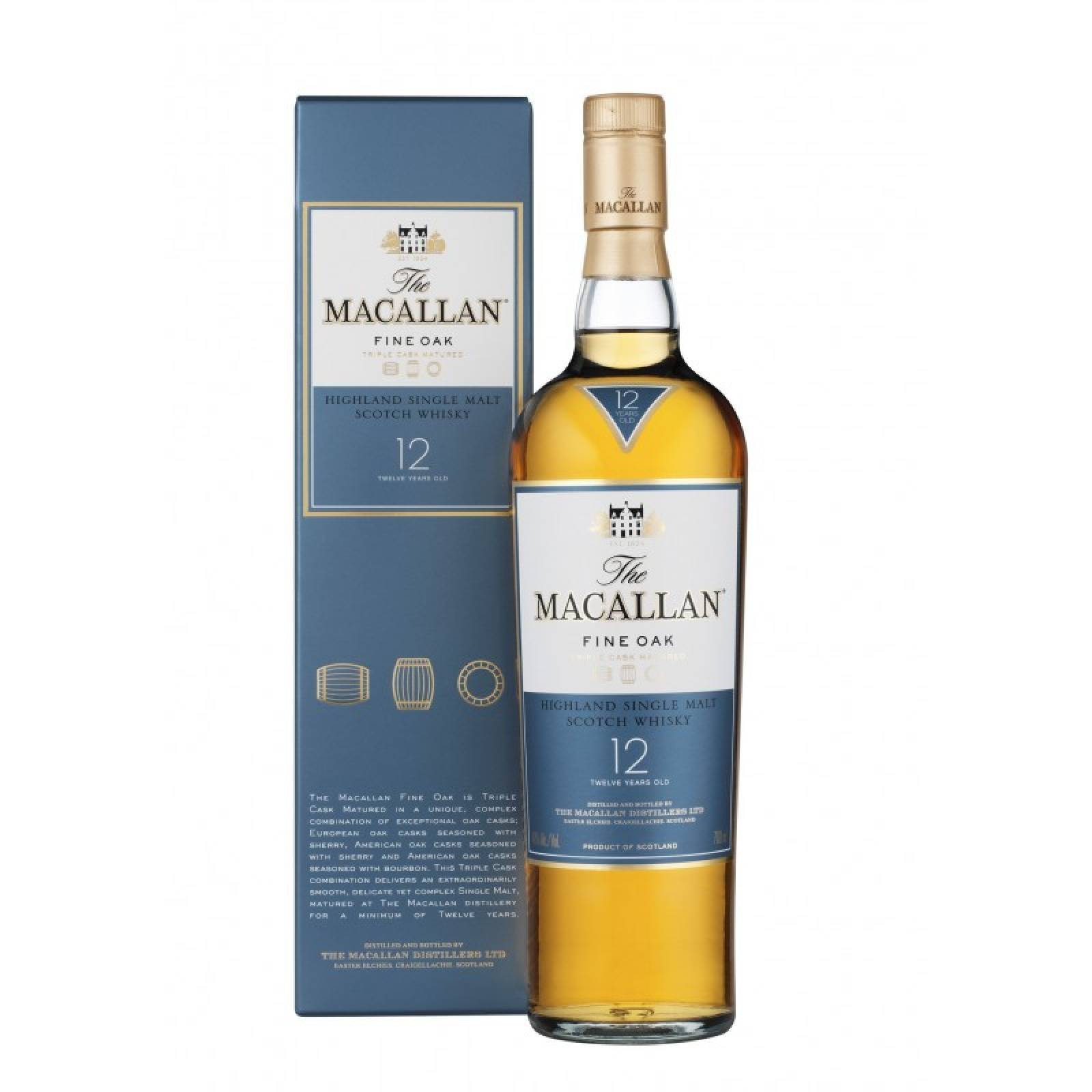 Whisky The Macallan 12 AÑOs 700 Ml
