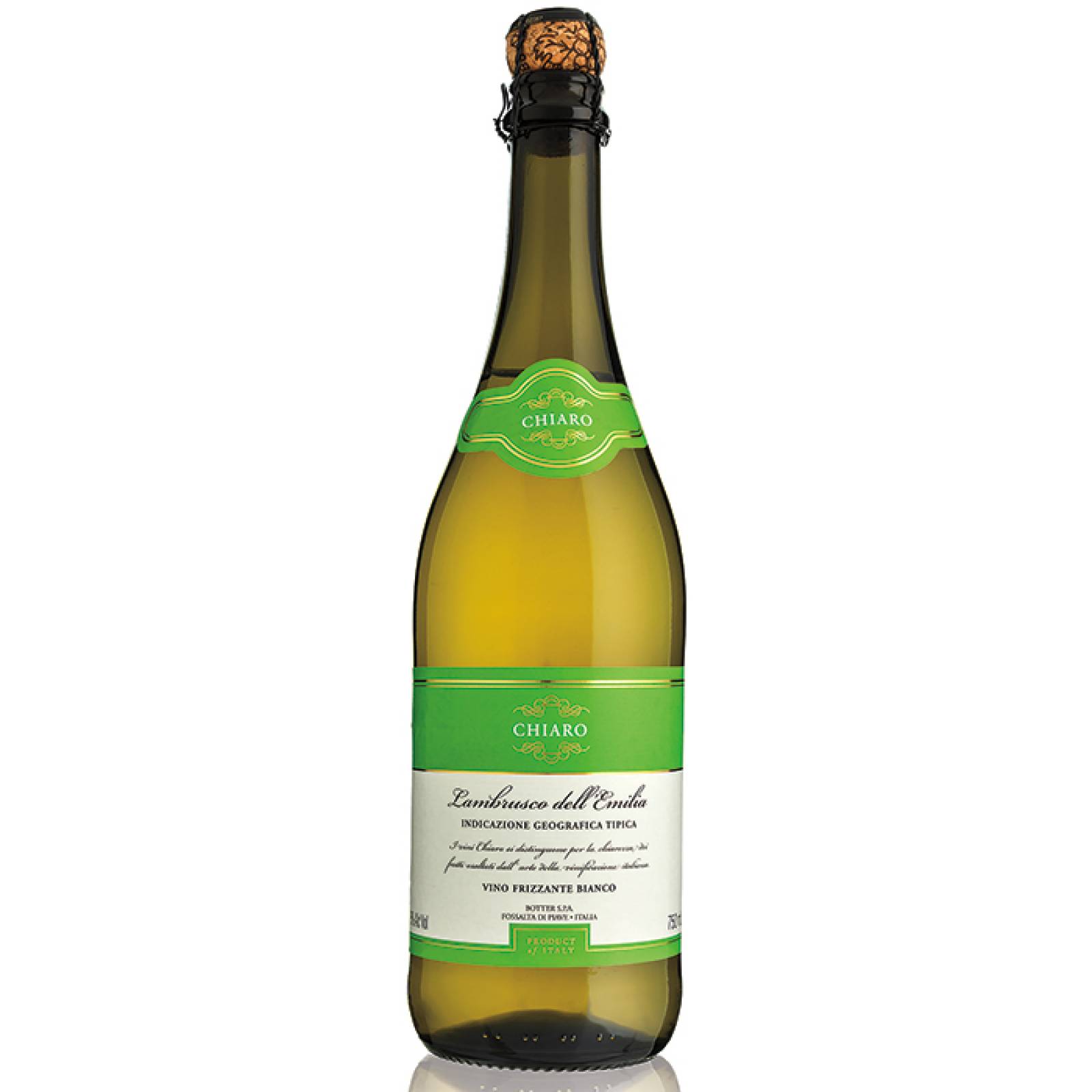 Vino Espumoso Lambrusco Chiaro Dell Emilia Blanco 750 ml