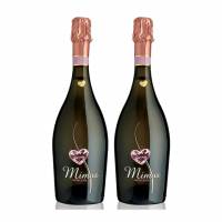 Paq. 2 Vino Espumoso Bottega Mimos Moscato Spumante 750 Ml