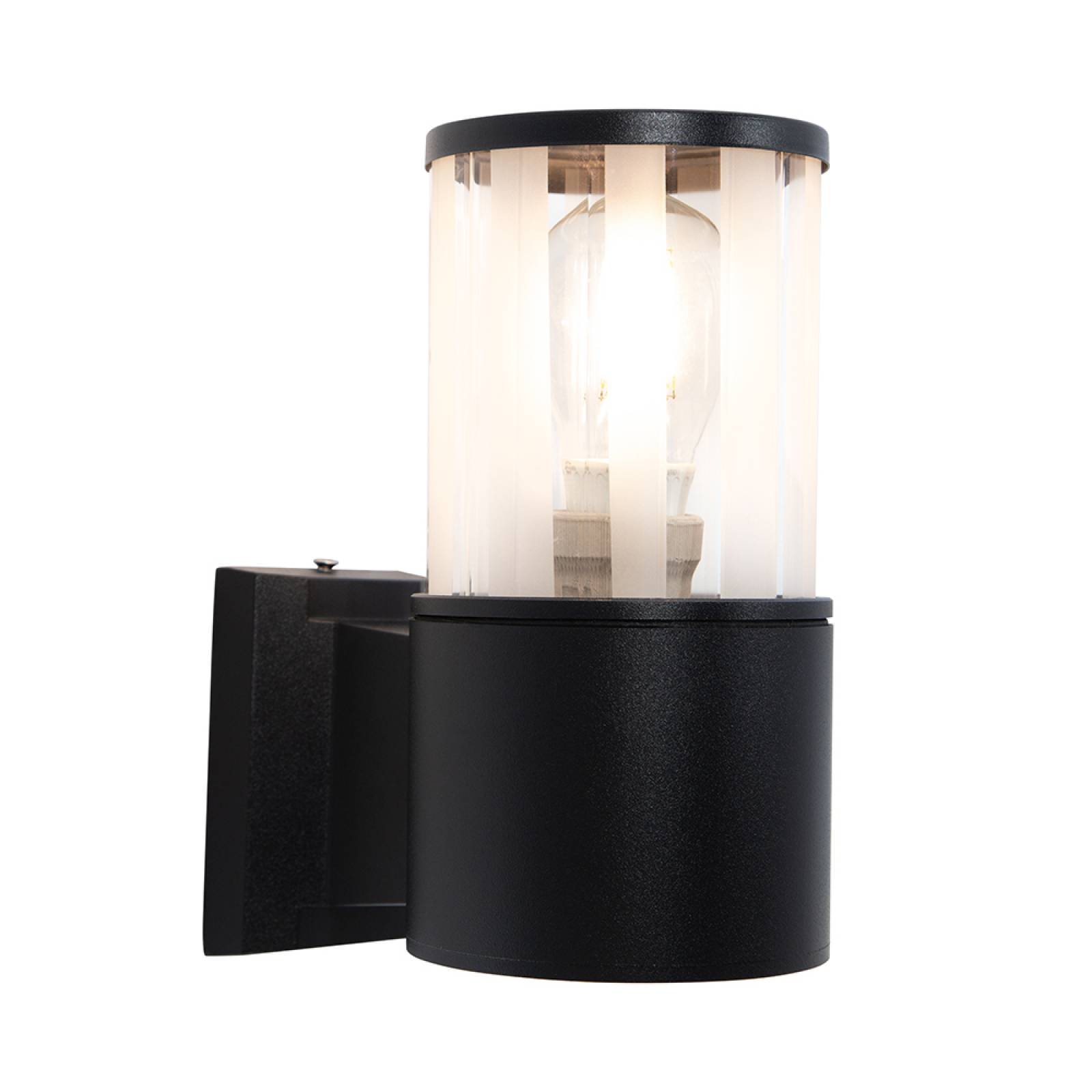 Lámpara de Pared Arbotante Exterior Negro 2 Luces LED 10W 