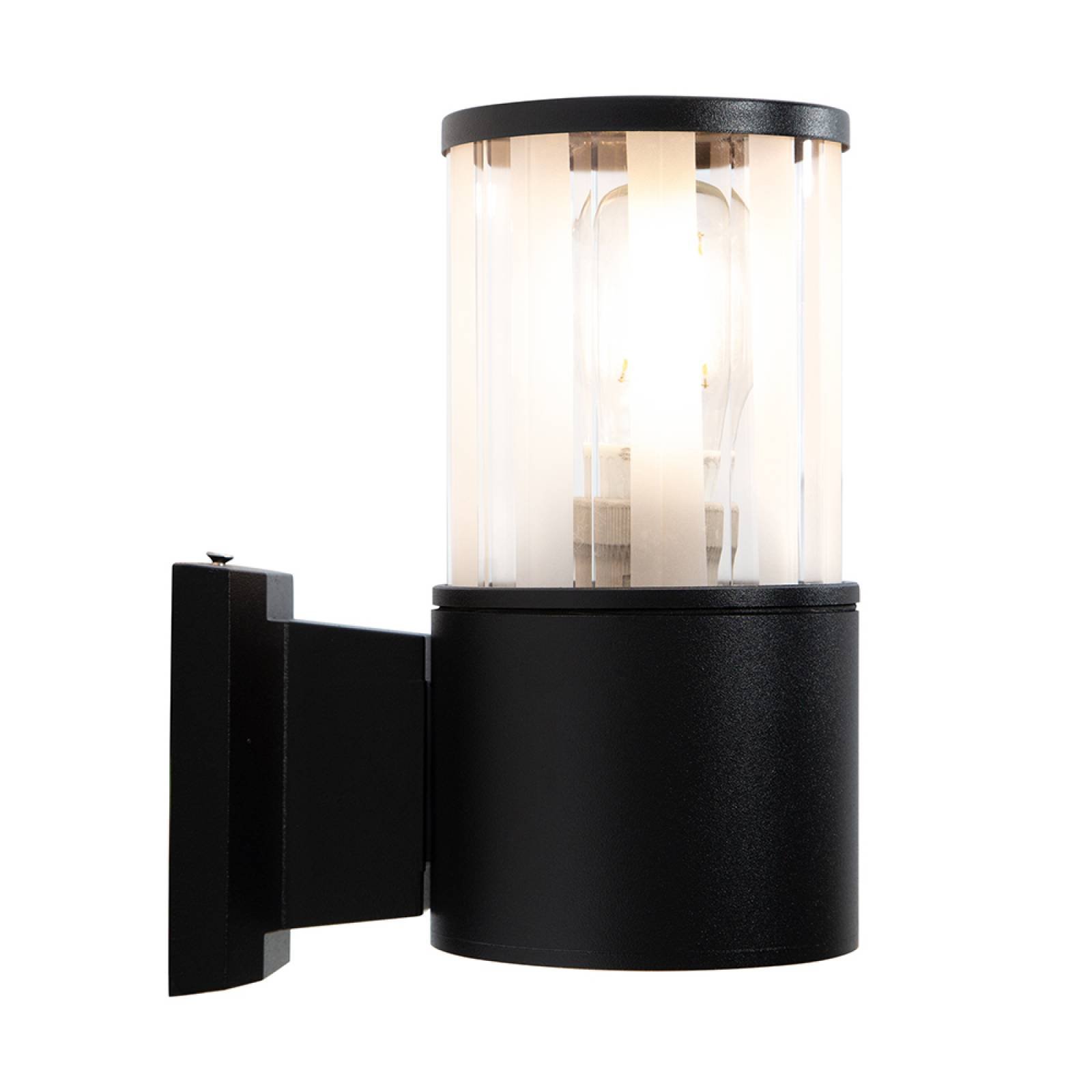 Lámpara de Pared Arbotante Exterior Negro 2 Luces LED 10W 