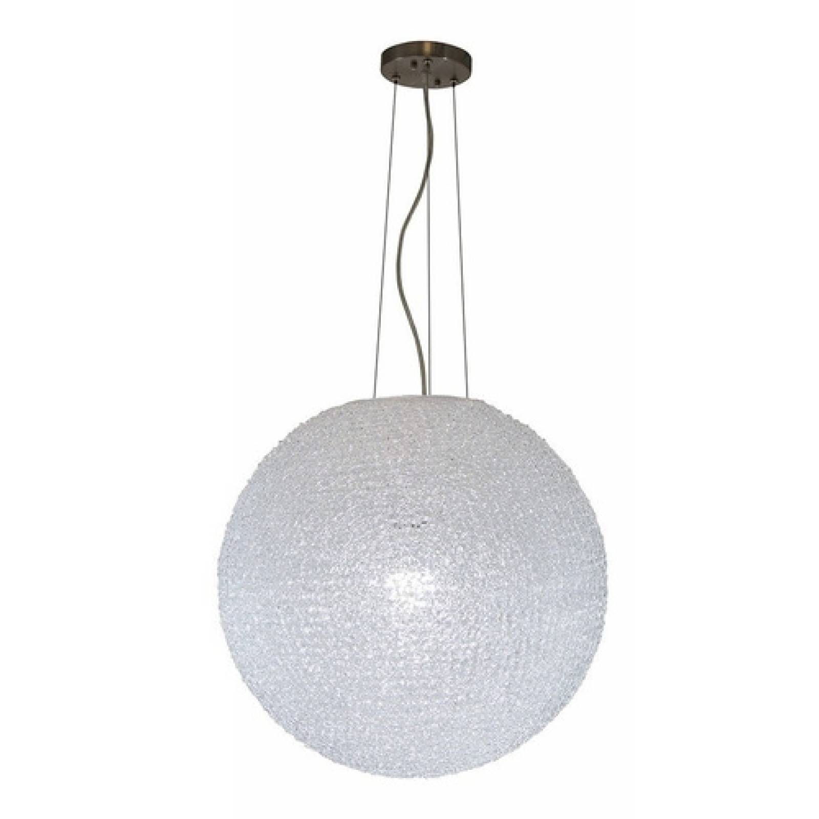 Lámpara Colgante De Techo Acero Niquel Satinado E27 1 Luz