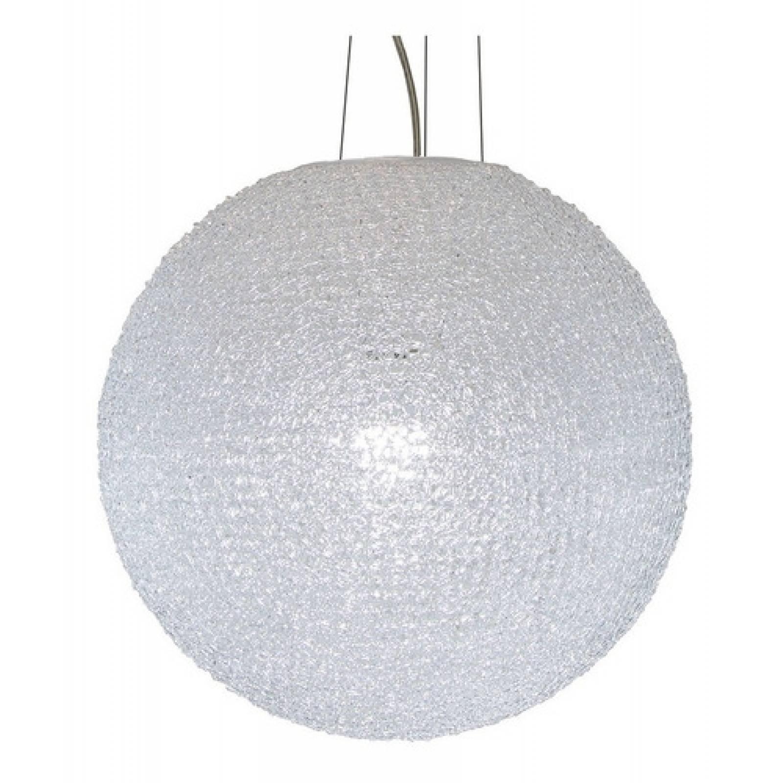 Lámpara Colgante De Techo Acero Niquel Satinado E27 1 Luz