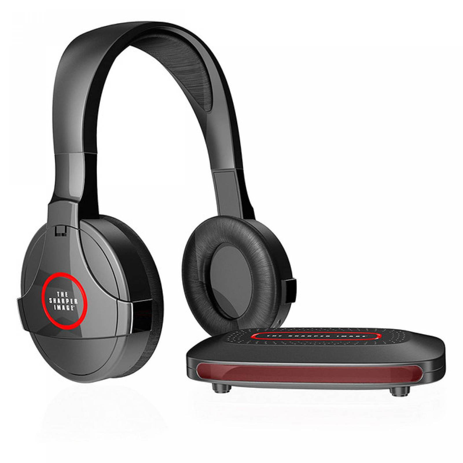 SHARPER IMAGE - Audifonos Diadema Bluetooth para Television y Dispositivos Extra distancia Hasta 30 Metros
