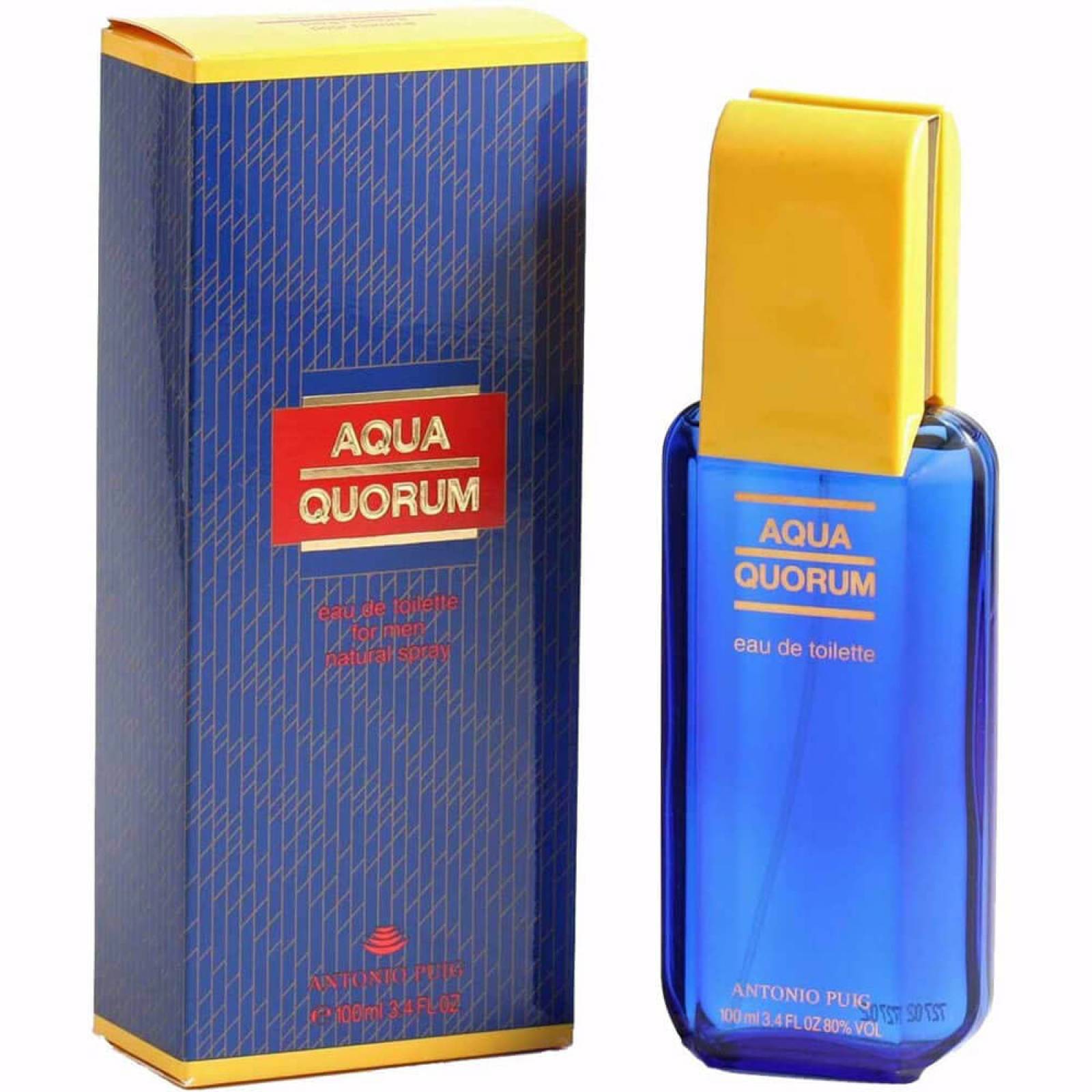 Perfume Aqua Quorum Para Hombre de Antonio Puig Eau de Toilette 100ml