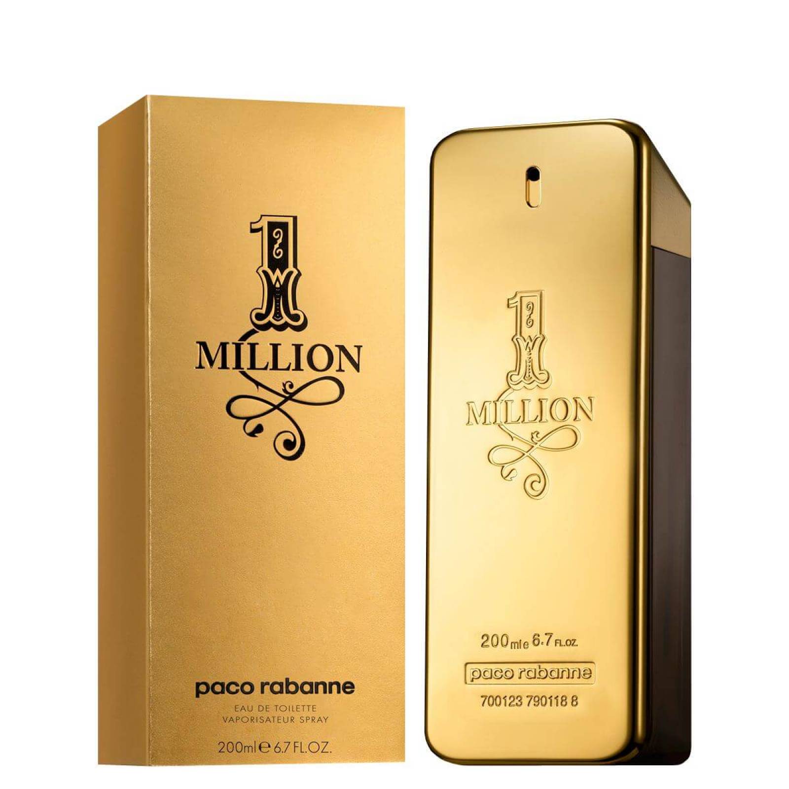 Perfume 1 Million para Hombre de Paco Rabanne EDT 200ml