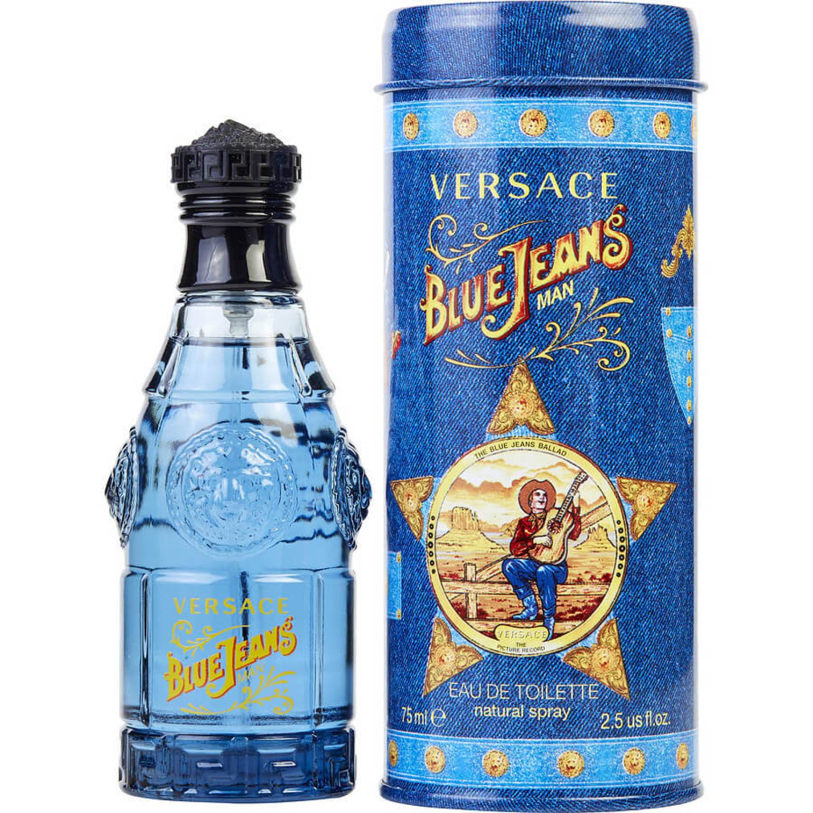 Perfume Blue Jeans para Hombre de Versace Eau de Toilette 75 ml