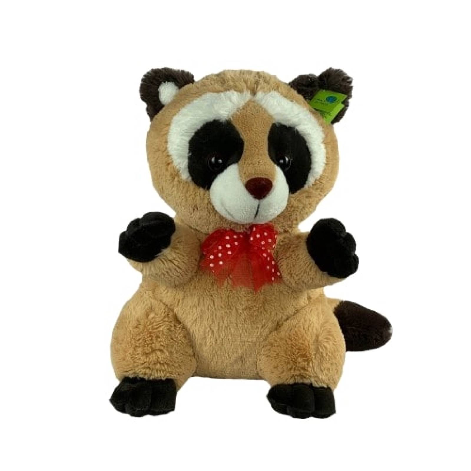 mapache de peluche gigante