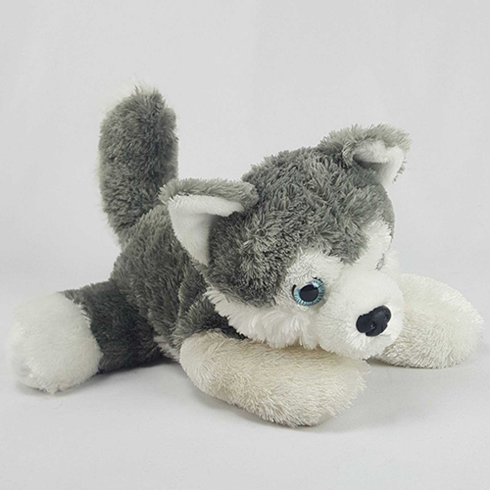 perro husky peluche