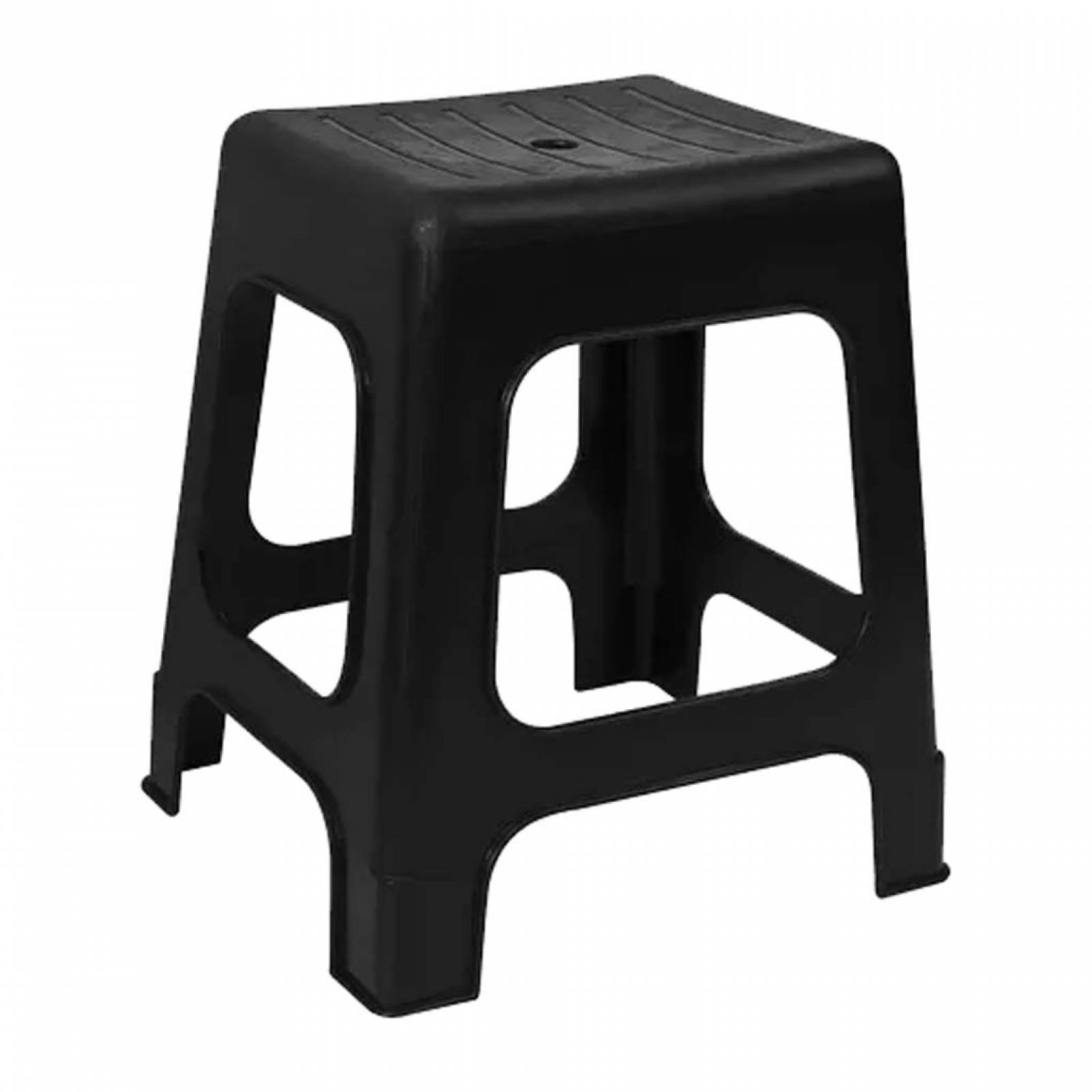 Banco de plastico resistente confor color negro