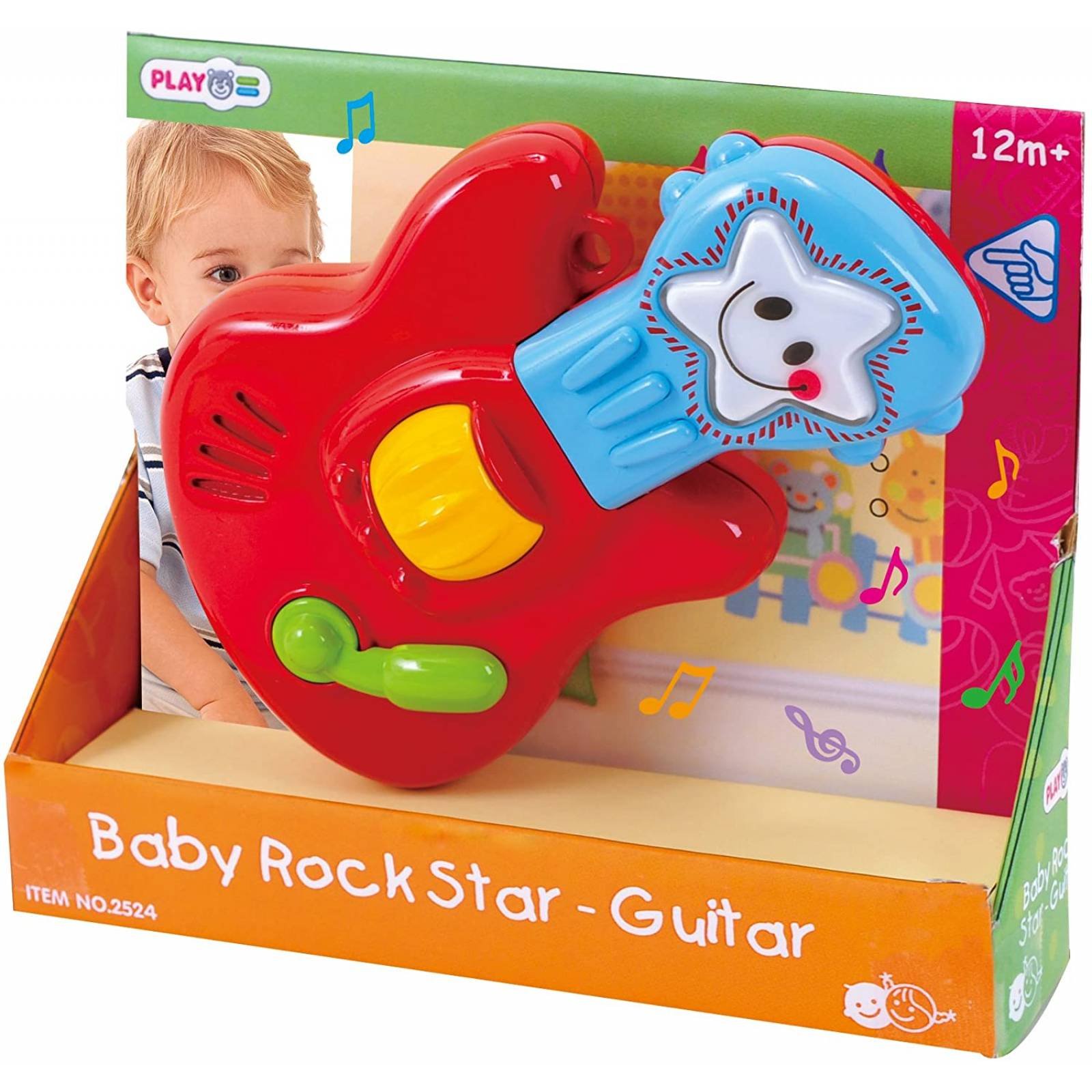 Guitarra de jueguete para bebe playgo baby rock star - guitar b/o