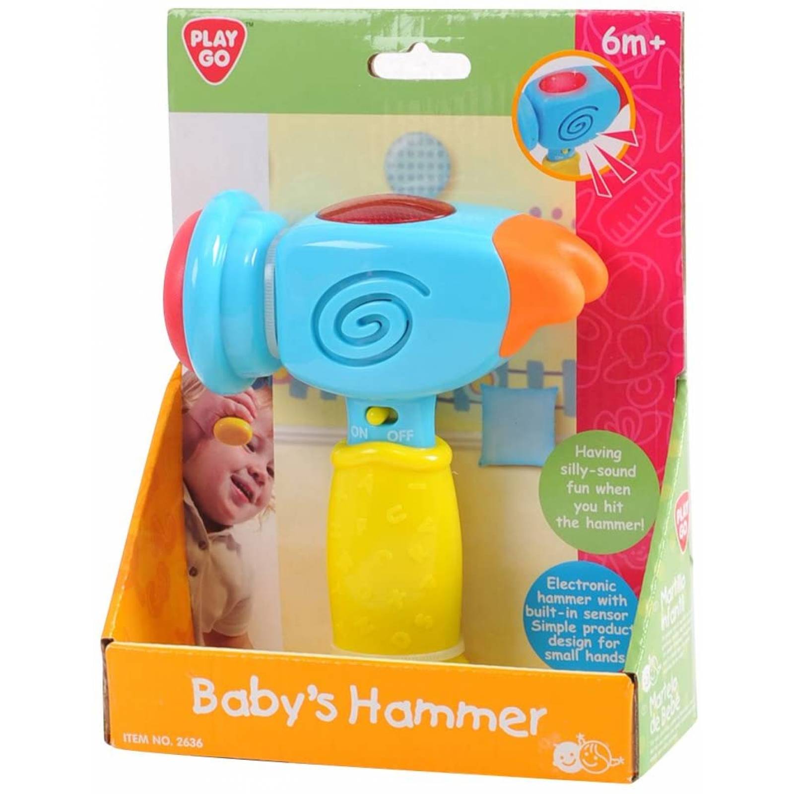 Martillo de juguete para bebe playgo baby's hammer b/o