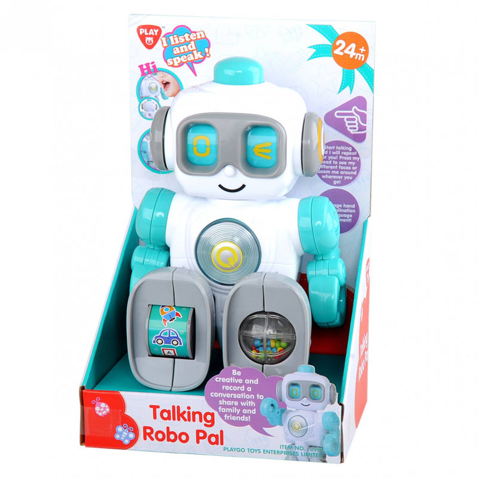 Robot educativo para bebes Playgo talking robo pal b/o