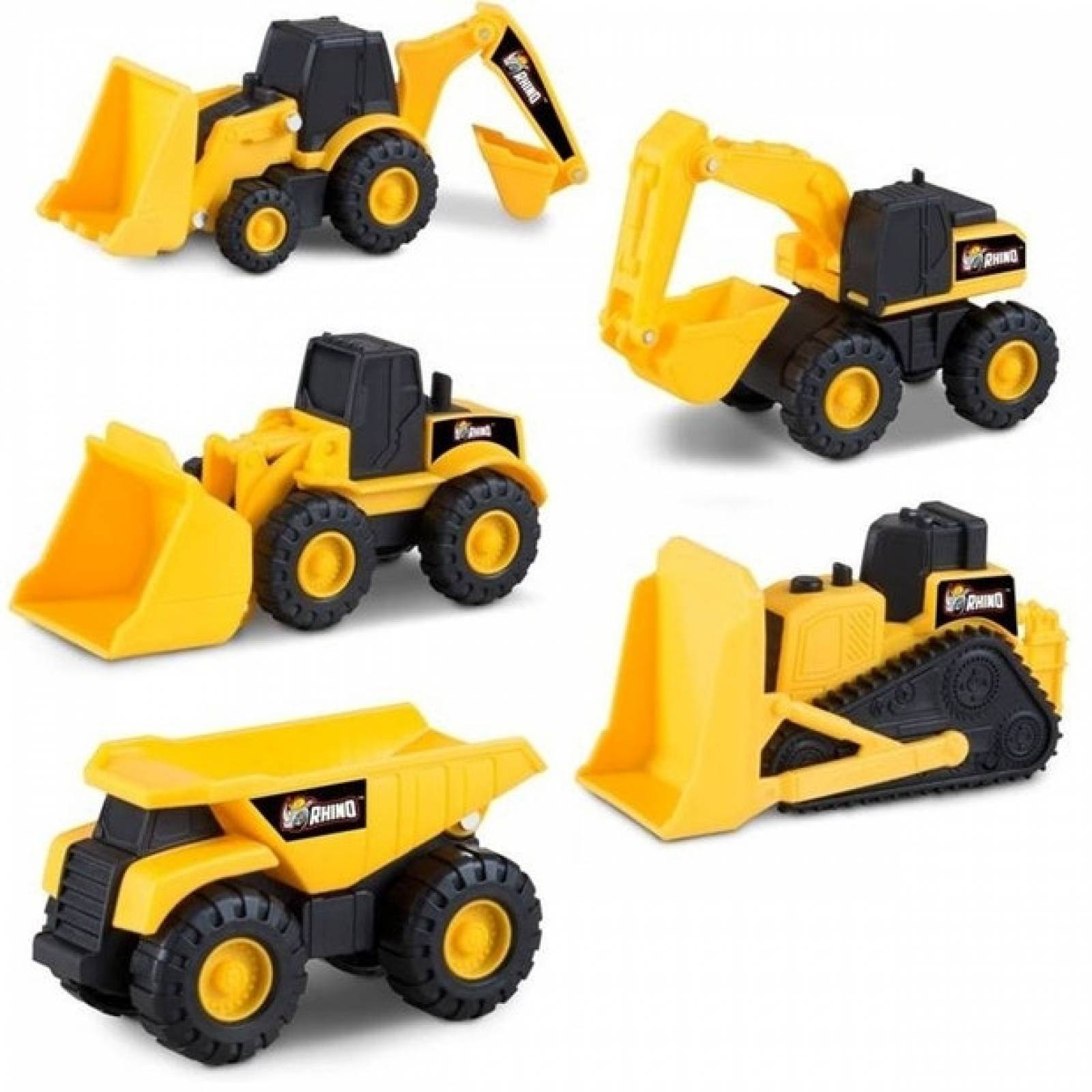 Juguete maquina de construccion Rhino building machines 2 pzac