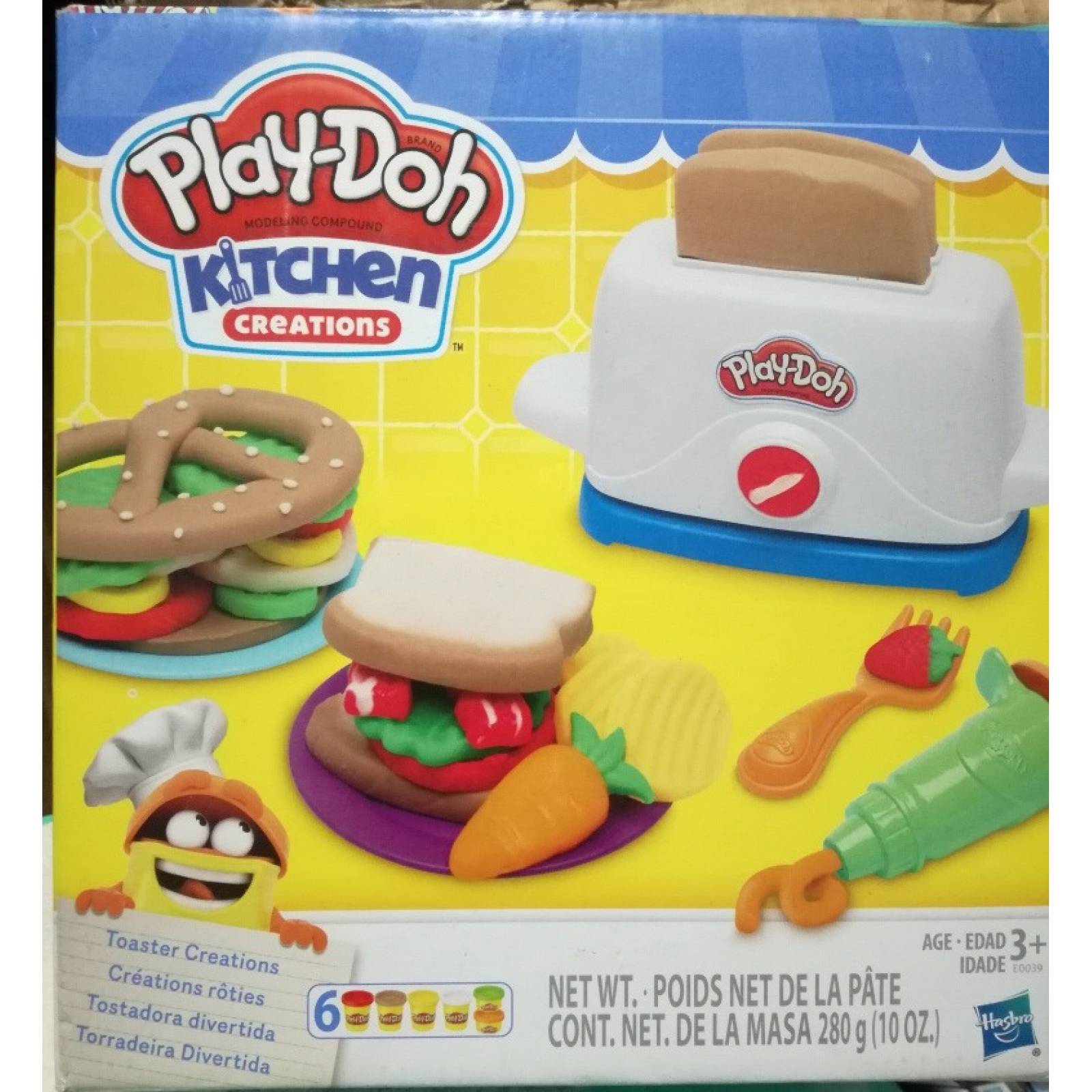 Tostadora divertida Play Doh Hasbro para niños