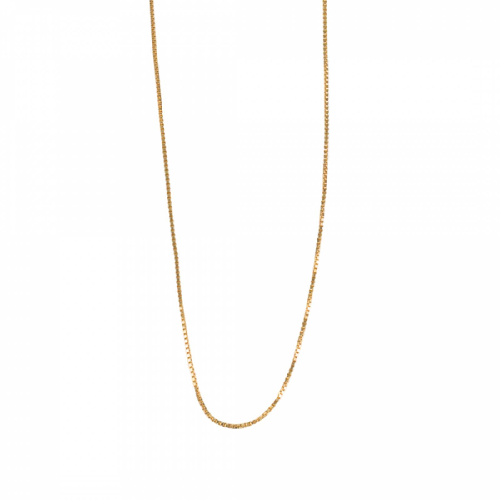 Cadena 50cm delgada en oro amarillo de 10k 1.5 gramos