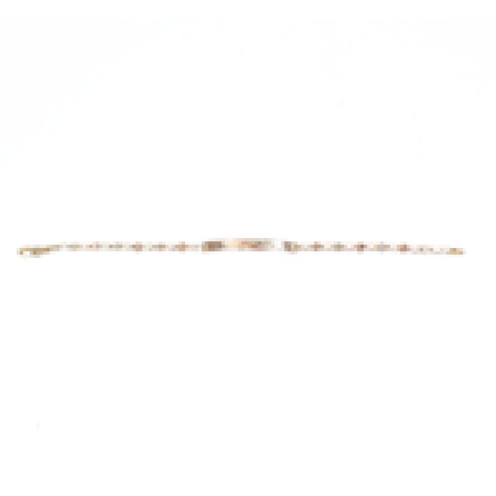 Esclava de dama con corazones oro blanco y rosado oro 10K